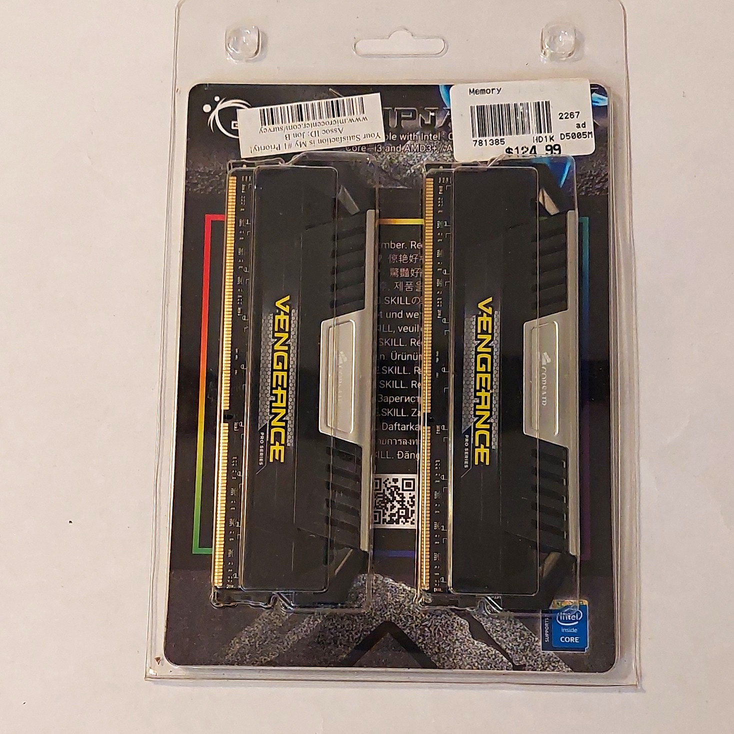 Corsair Vengeance Pro 16GB (2x8GB) DDR3-1600 240-Pin DIMM Unbuffered