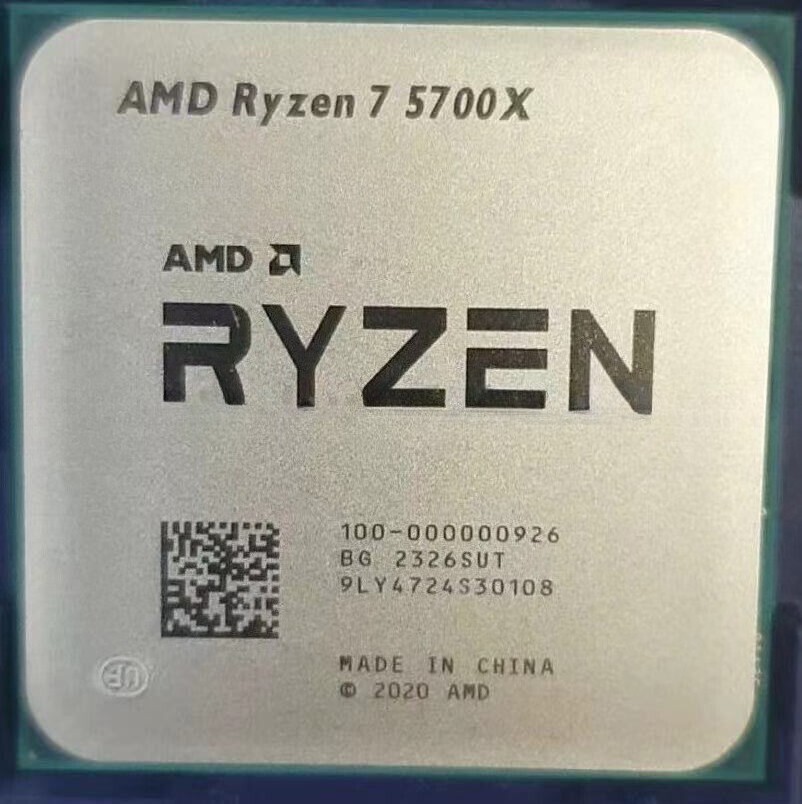 AMD Ryzen 7 5700X 3.4GHz 8-core 16-thread socket AM4 32MB 65W CPU processor