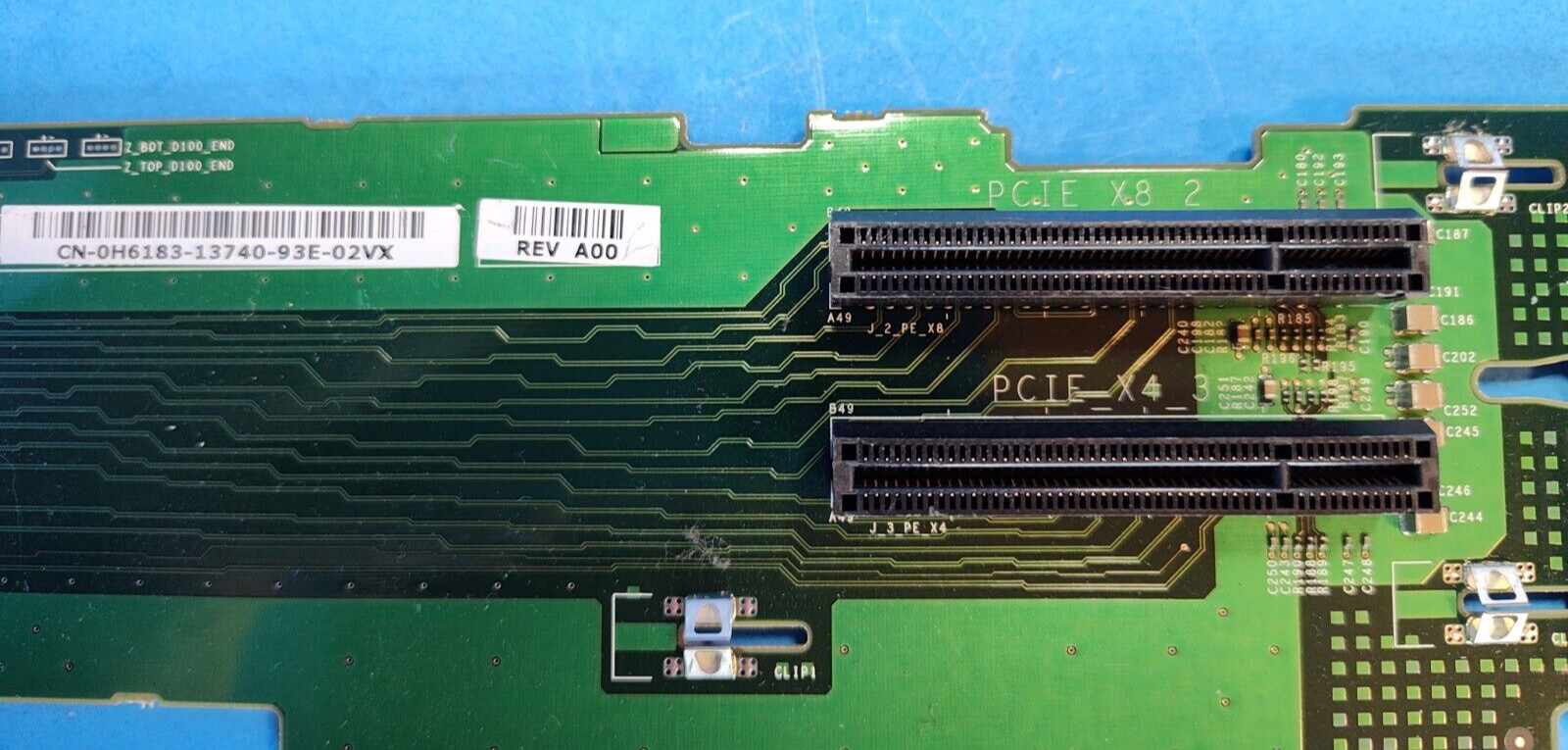 Dell PowerEdge 2950 2-Slot (1 PCIe x4 + 1 PCIe x8) Riser Expansion Card H6183