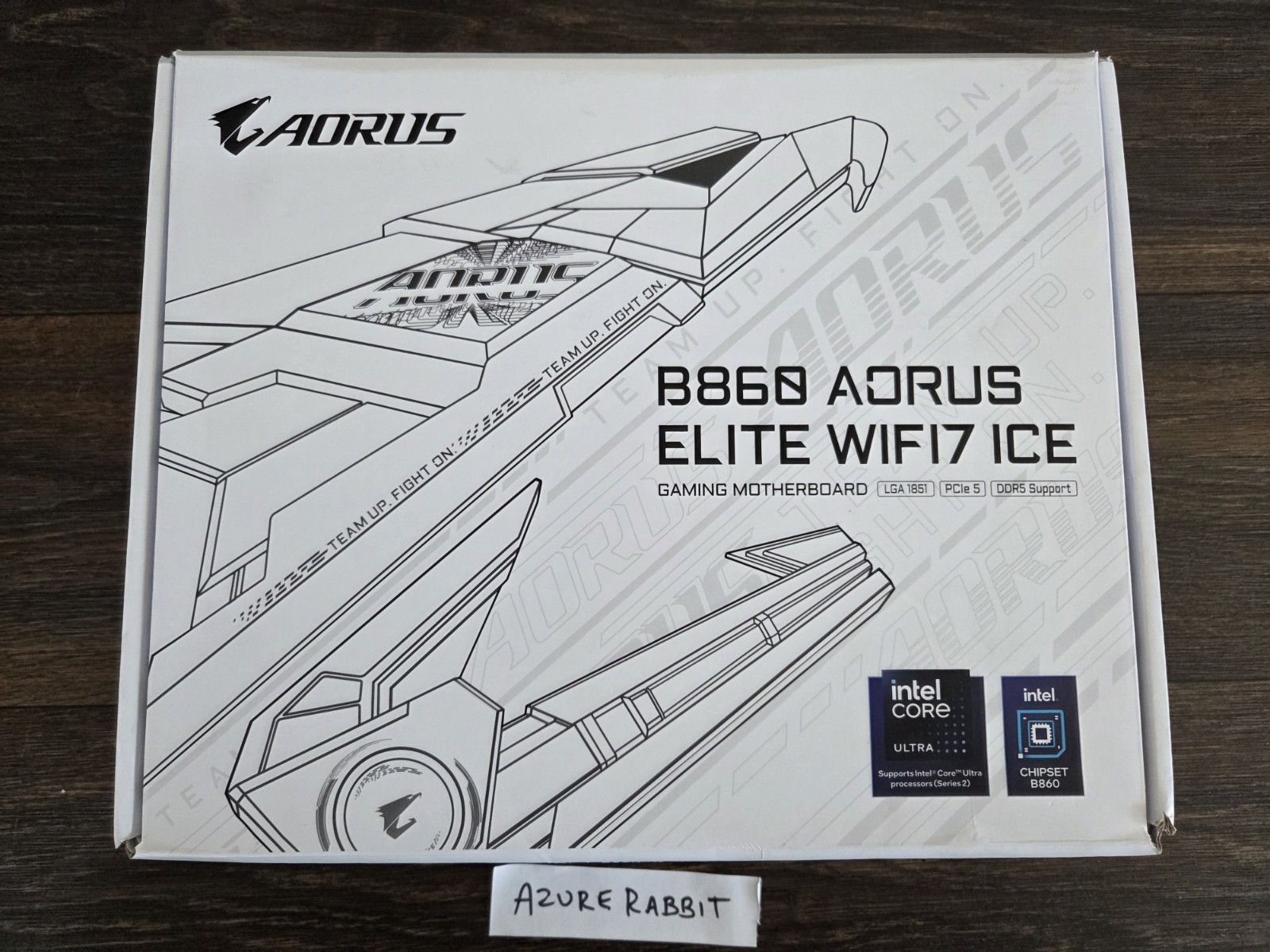 GIGABYTE B860 AORUS ELITE WIFI7 ICE Intel Core Ultra (Series 2) LGA 1851 Motherb