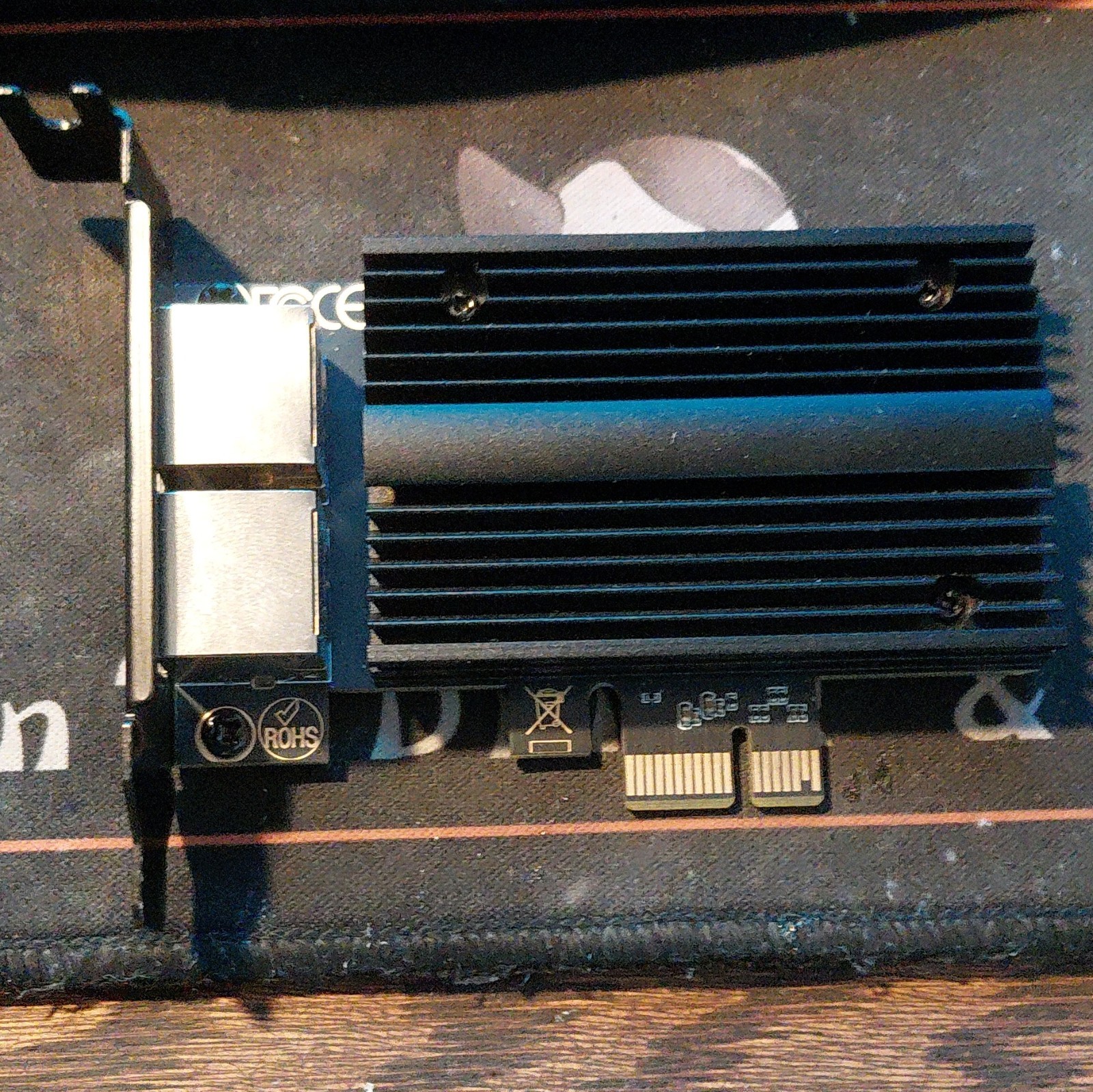 Dual Port RJ-45 PCI Express x1 Wired Ethernet Network Interface Card (2 Ports)