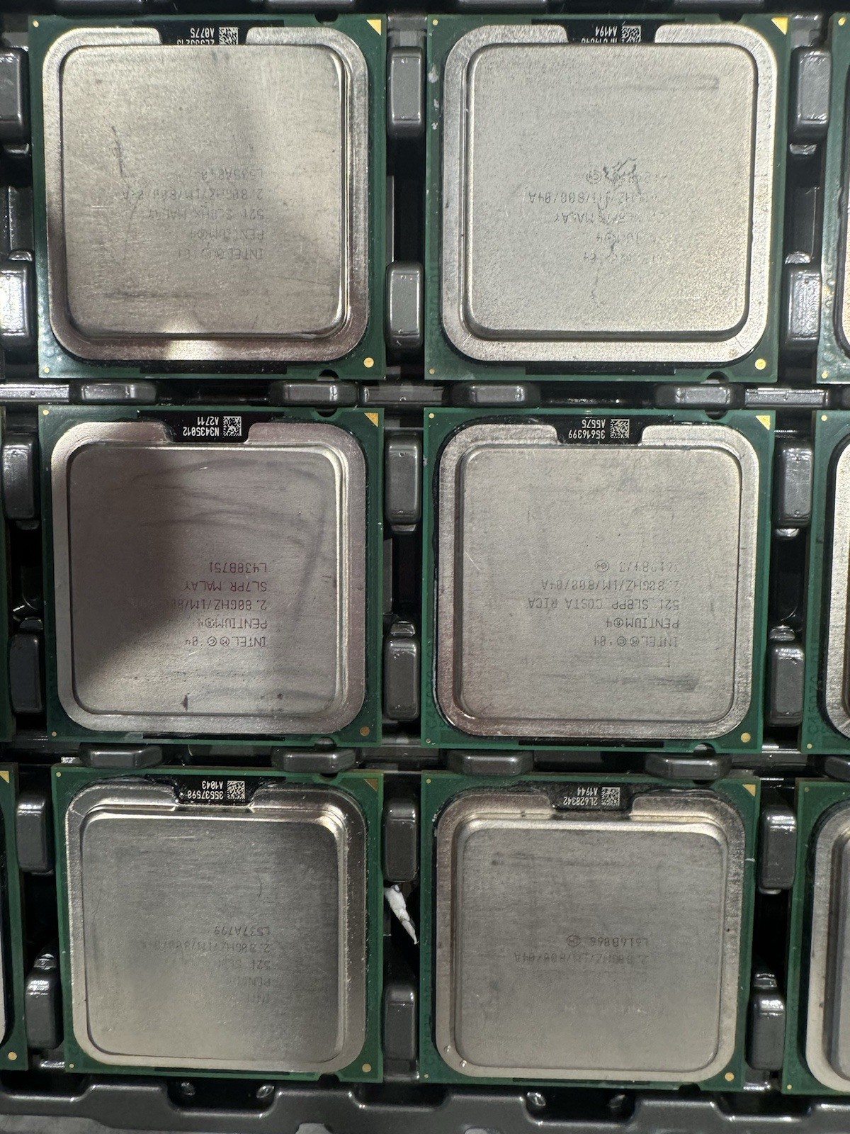63 CPU Lot Intel Pentium 4 AMD FX Athlon Sempron Socket 478 775 Retro Processor
