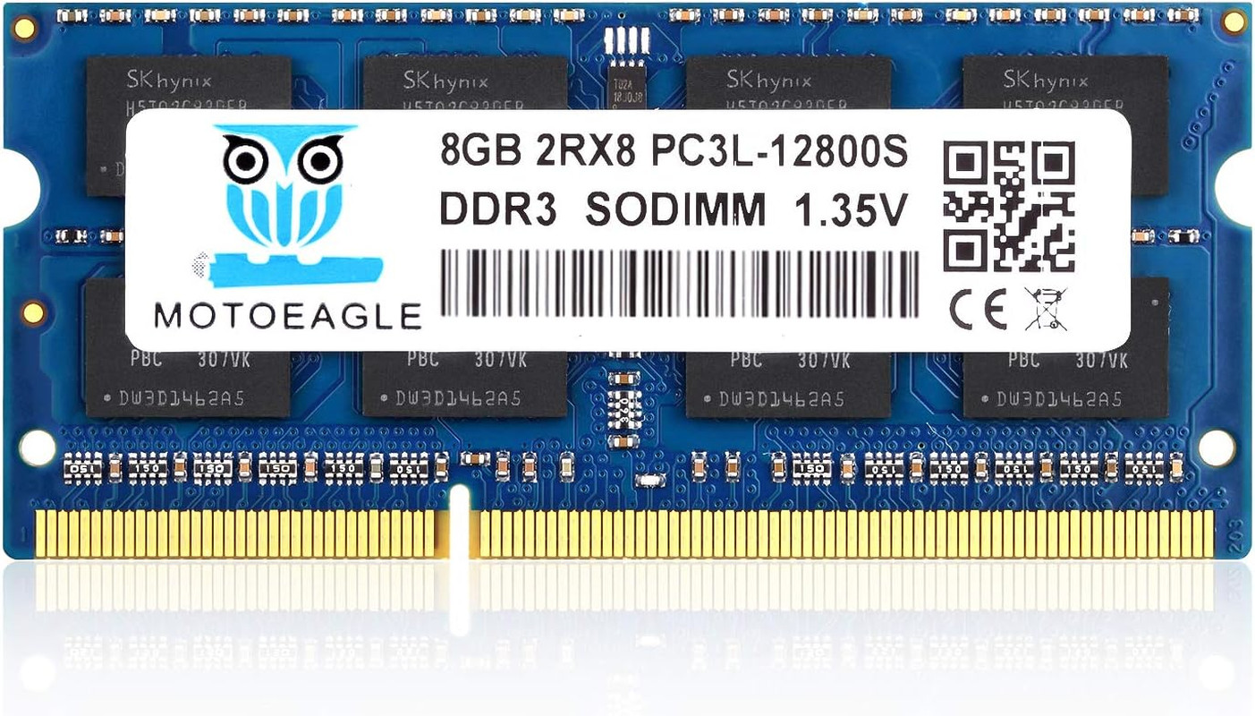 8GB 2Rx8 PC3L 12800S DDR3L 1600 Mhz Sodimm RAM 1.35V PC3 1600 DDR3 12800 CL11 20