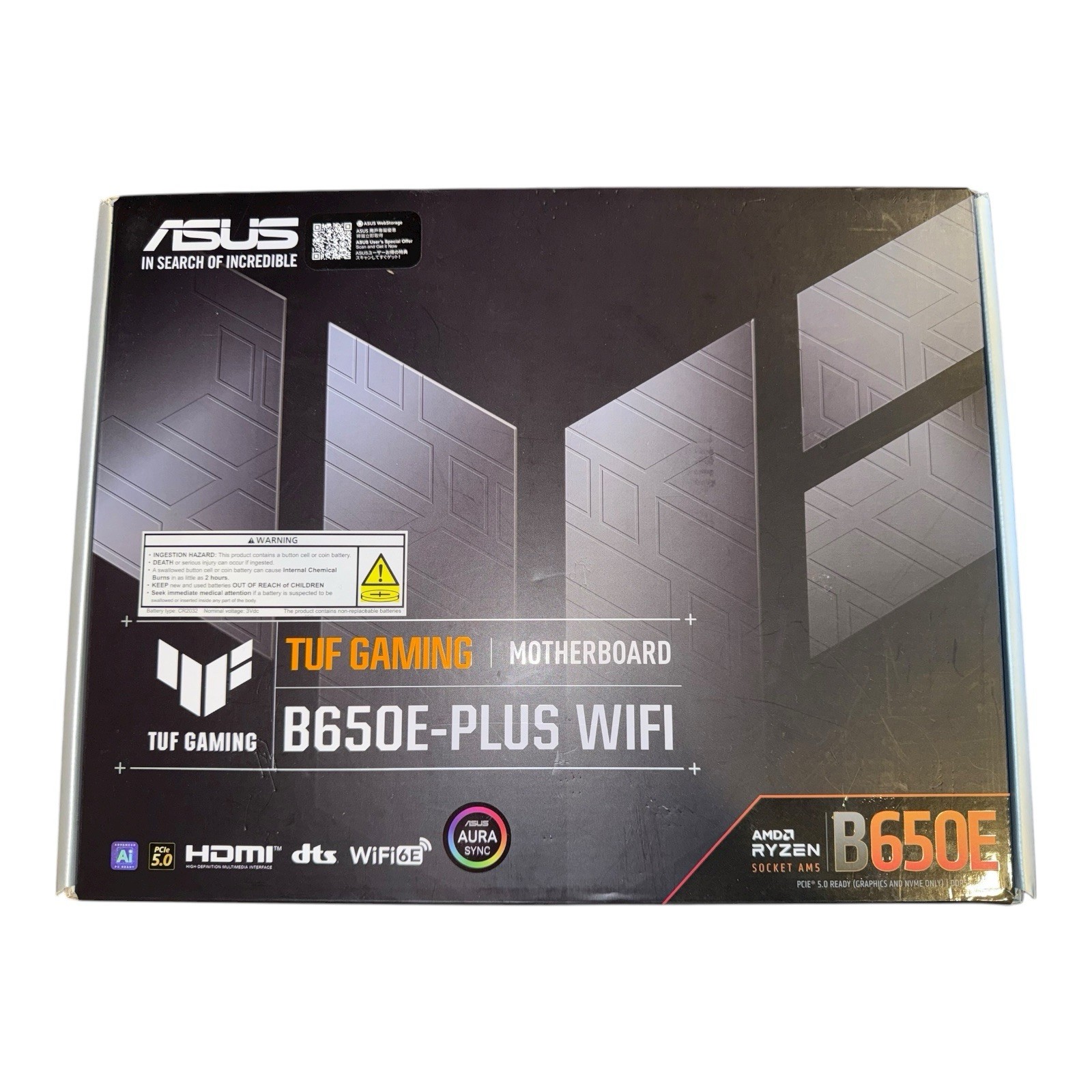 ASUS TUF Gaming B650E-PLUS Wi-Fi Socket LGA 1700 AMD ATX Gaming Motherboard