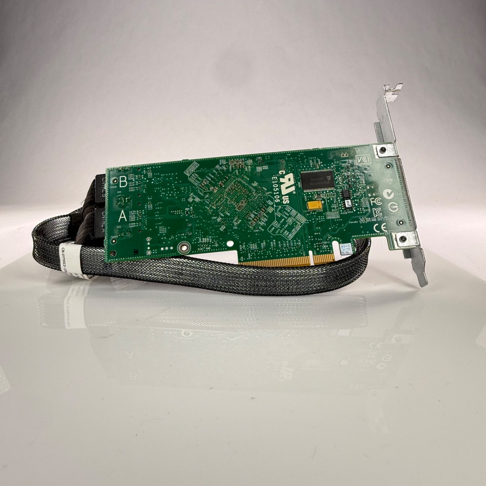 Dell PERC H310 6Gbps RAID Controller Card 0HV52W Bundle w/ 0YY6G3 SAS Cable