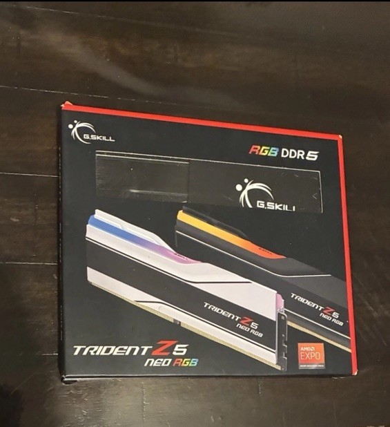 SKILL Trident Z5 Neo RGB Series DDR5 32GB (2x16GB) 8000MT/s CL38-48-48-128 1.45V