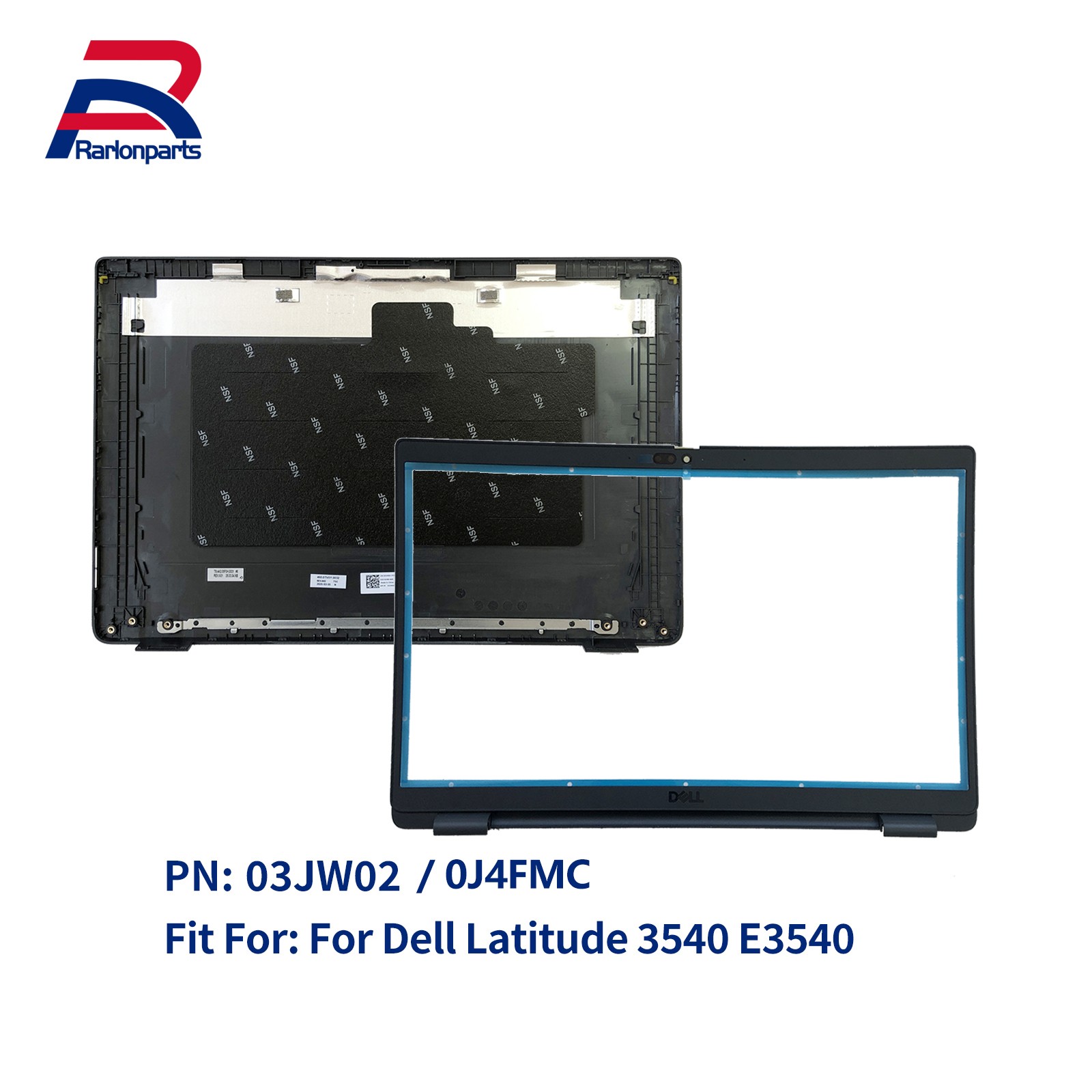 For Dell Latitude 3540 3550 LCD Back Cover/ Bezel/ Hinges /Palmrest Keyboard US