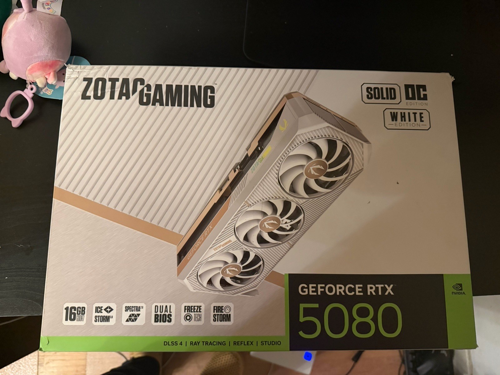 Zotac GeForce RTX 5080 Gaming Solid White OC 16GB GDDR7 PCIe 5.0 Graphics Card