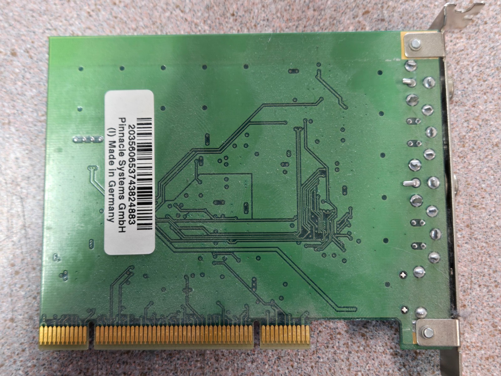 VIDEO CAPTURE KARTE PINNACLE BENDINO V1.0A 51015777 PCI