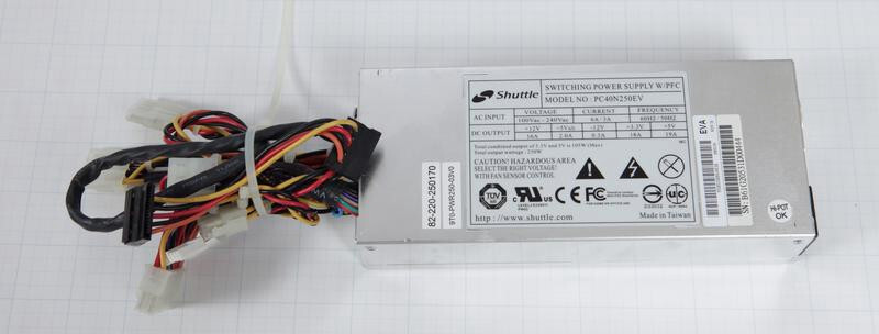 Shuttle Computer ATX- 20 pin Power Supply PC40N250EV