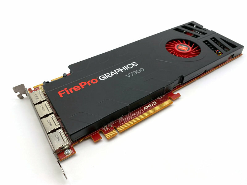 AMD ATI Radeon FirePro V7900 2GB GDDR5 4xDisplayPort Graphics Card