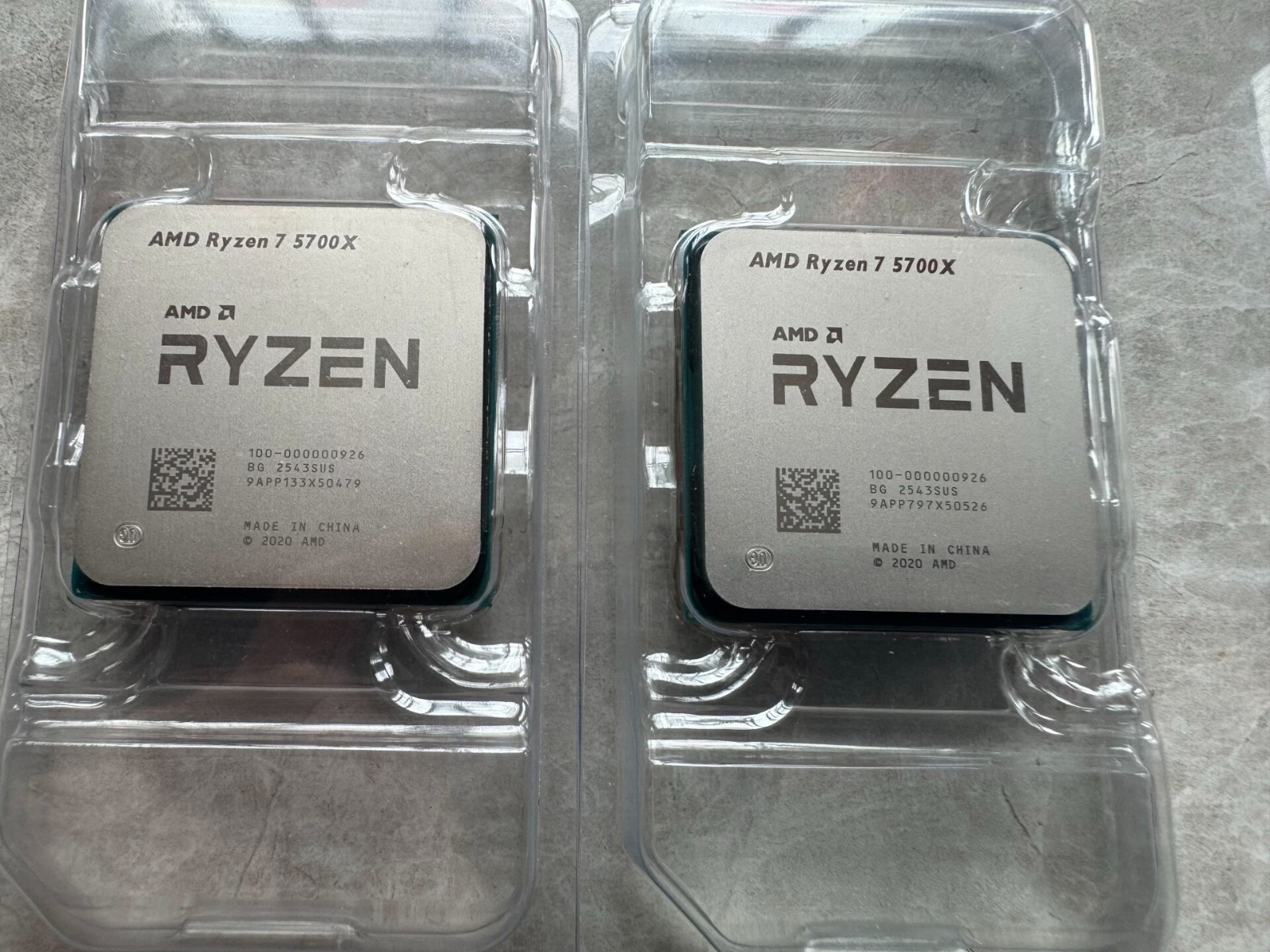 1x AMD Ryzen 7 5700X 8 Core 16 Thread AM4 Unlocked 3.4 GHz CPU 1pc
