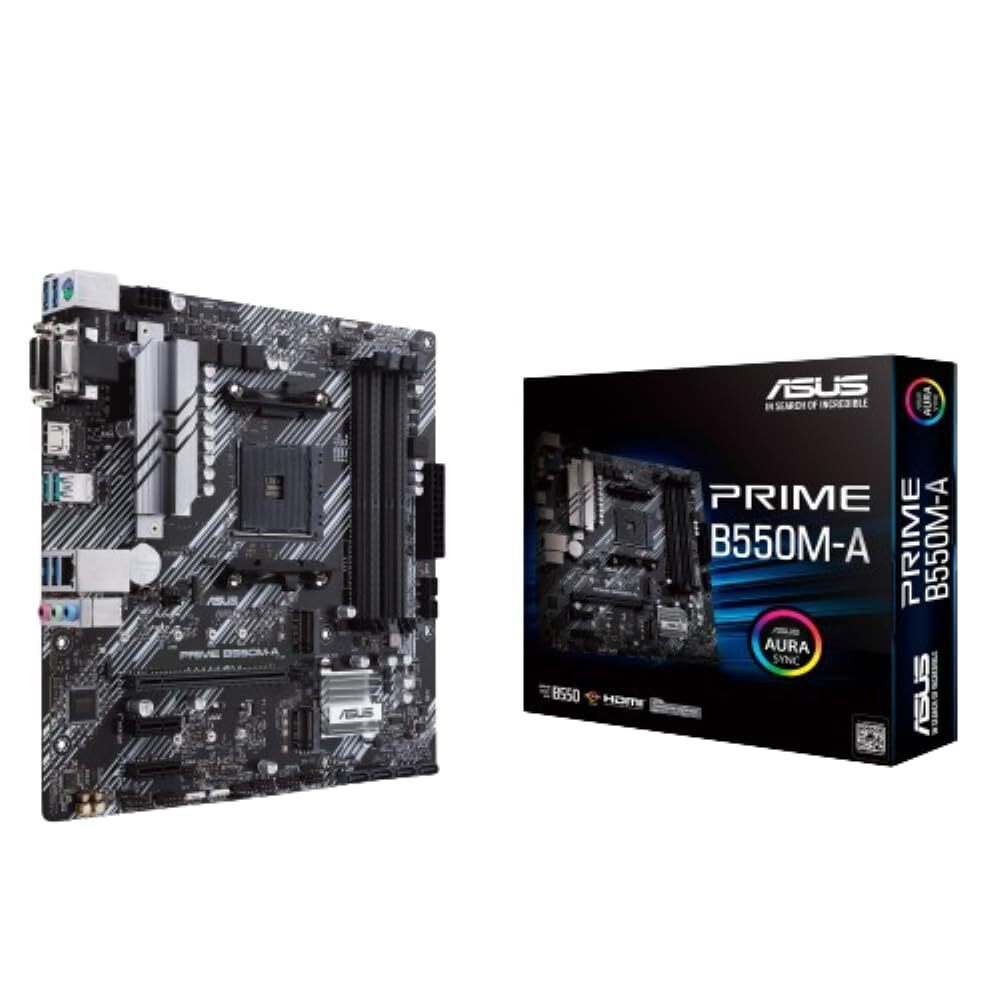 ASUS Prime B550M A WiFi II Motherboard AMD AM4 PCIe 4.0 WiFi 6 for Ryzen