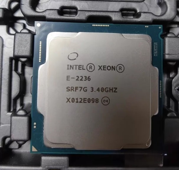 Intel Xeon E-2236 3.4GHz up to 4.8GHz 12MB 6Core 80W LGA1151 SRF7G CPU Processor