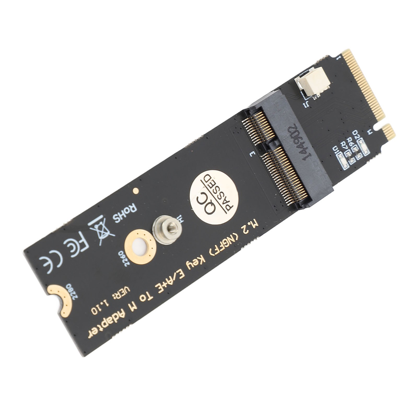 M.2 NGFF A E Key WiFi Bluetooth Card To M.2 Key M SSD Adapter For AX2 CRBU
