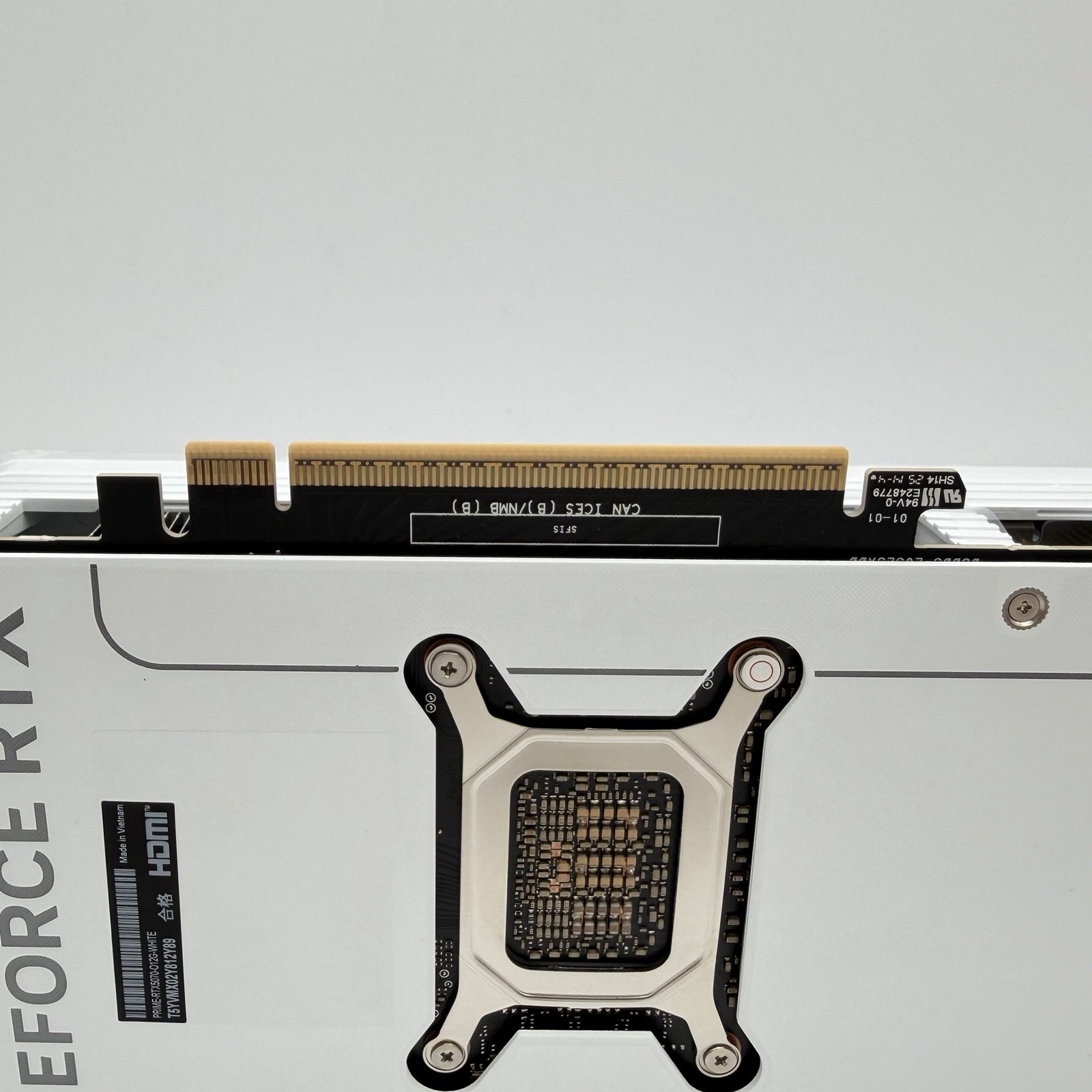 ASUS Prime NVIDIA GeForce RTX 5070 White OC Edition 12GB GDDR7 Graphics Card