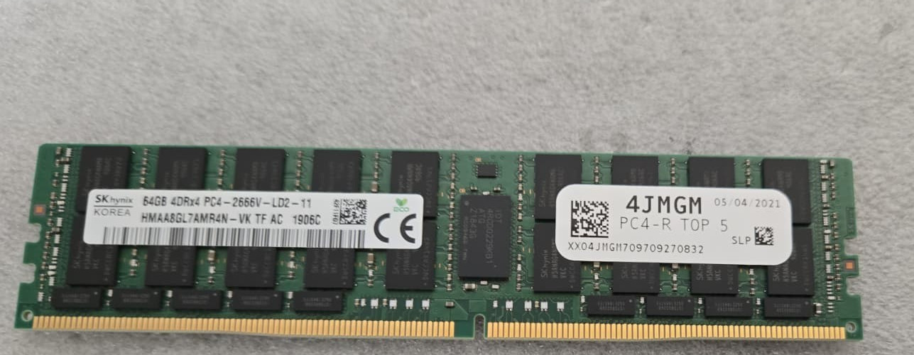 Hynix 64GB 2666V LRDIMM DDR4-21300 HMAA8GL7CPR4N-VK HMAA8GL7AMR4N-VK Memory RAM