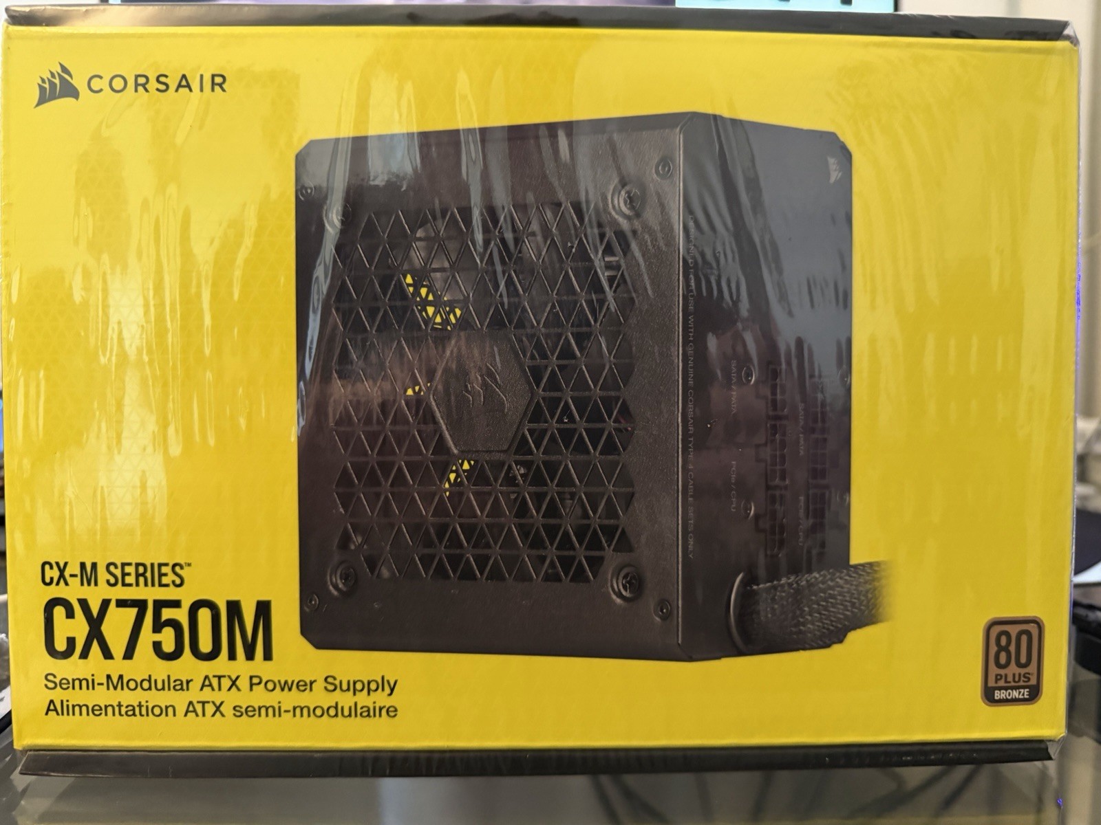 Corsair CX750M 750W Modular ATX Power Supply 80 Plus Bronze NEW In Box