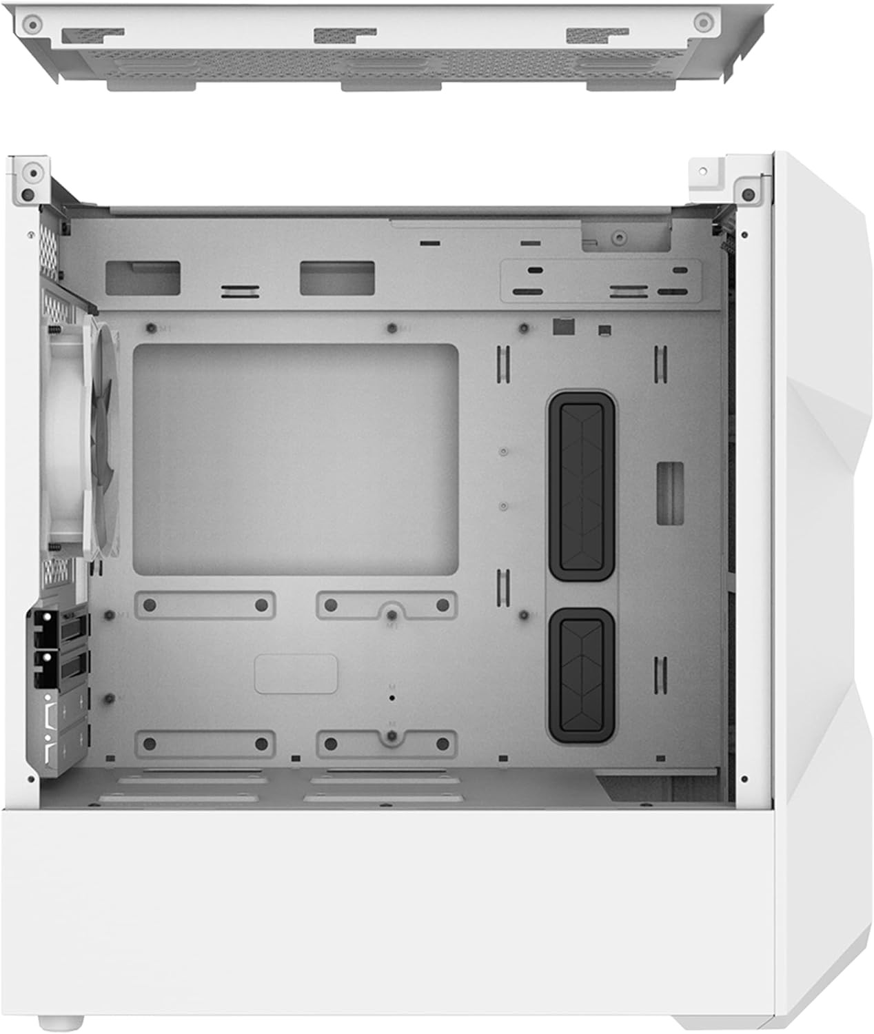 Cooler Master TD300 Mesh White Micro-ATX Tower Computer Case