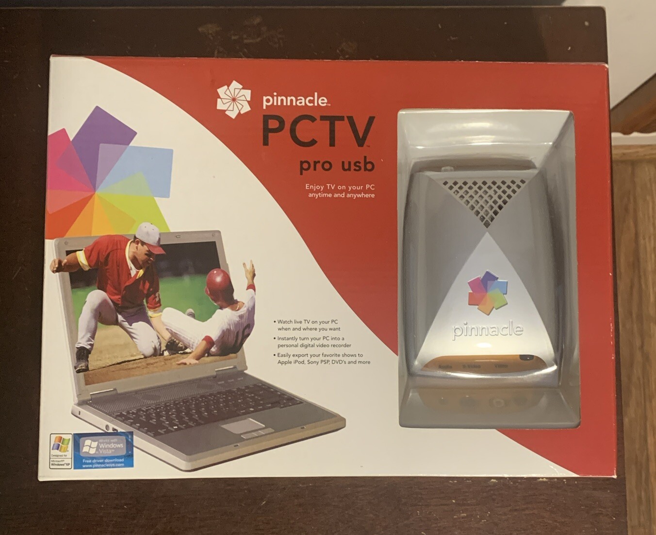 Pinnacle PCTV Pro USB Enjoy TV On Your PC Remote Included New
