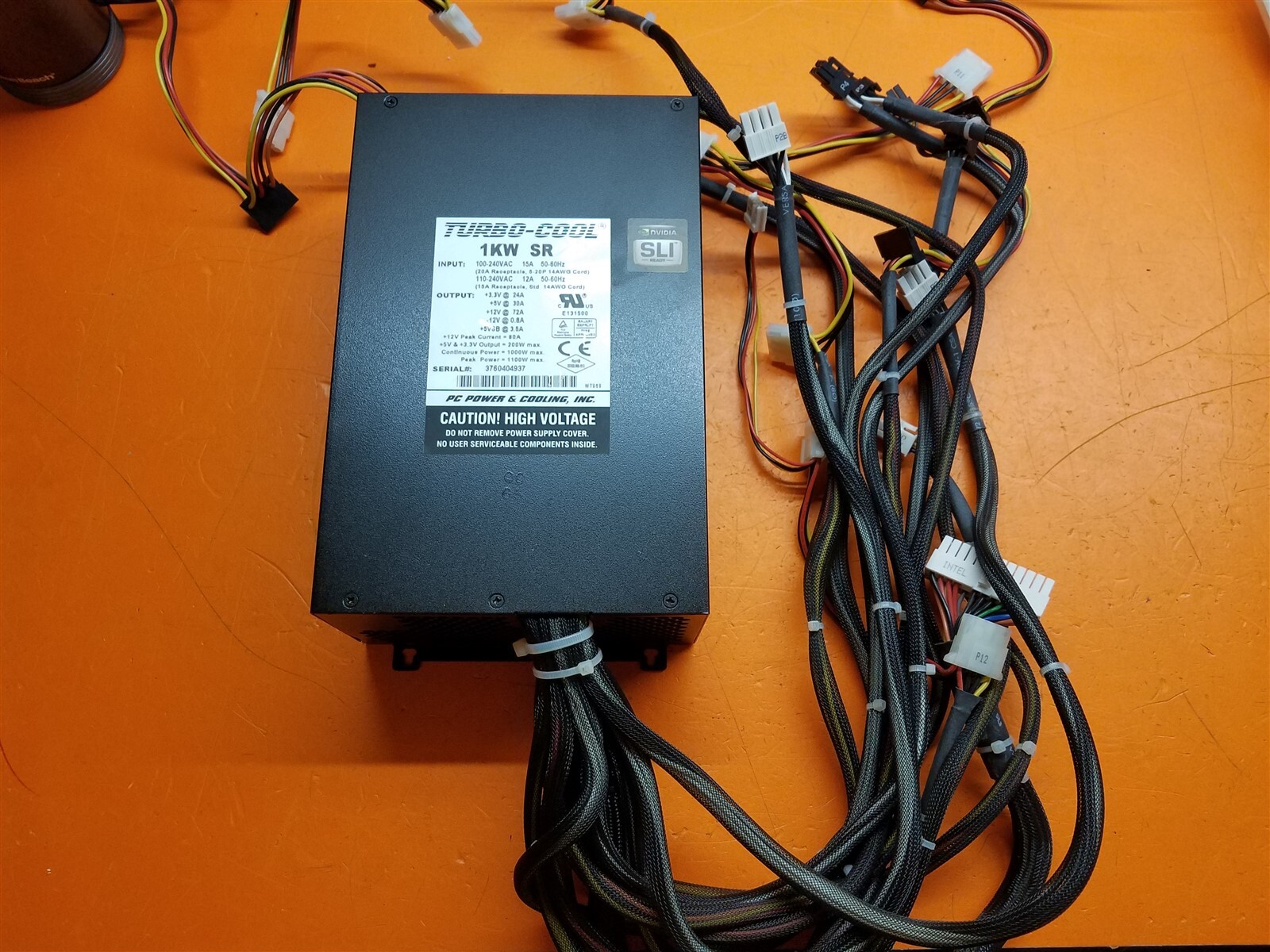 ⭐️⭐️⭐️⭐️⭐️ PC Power and Cooling 1KW-SR Turbo-Cool Power Supply Unit