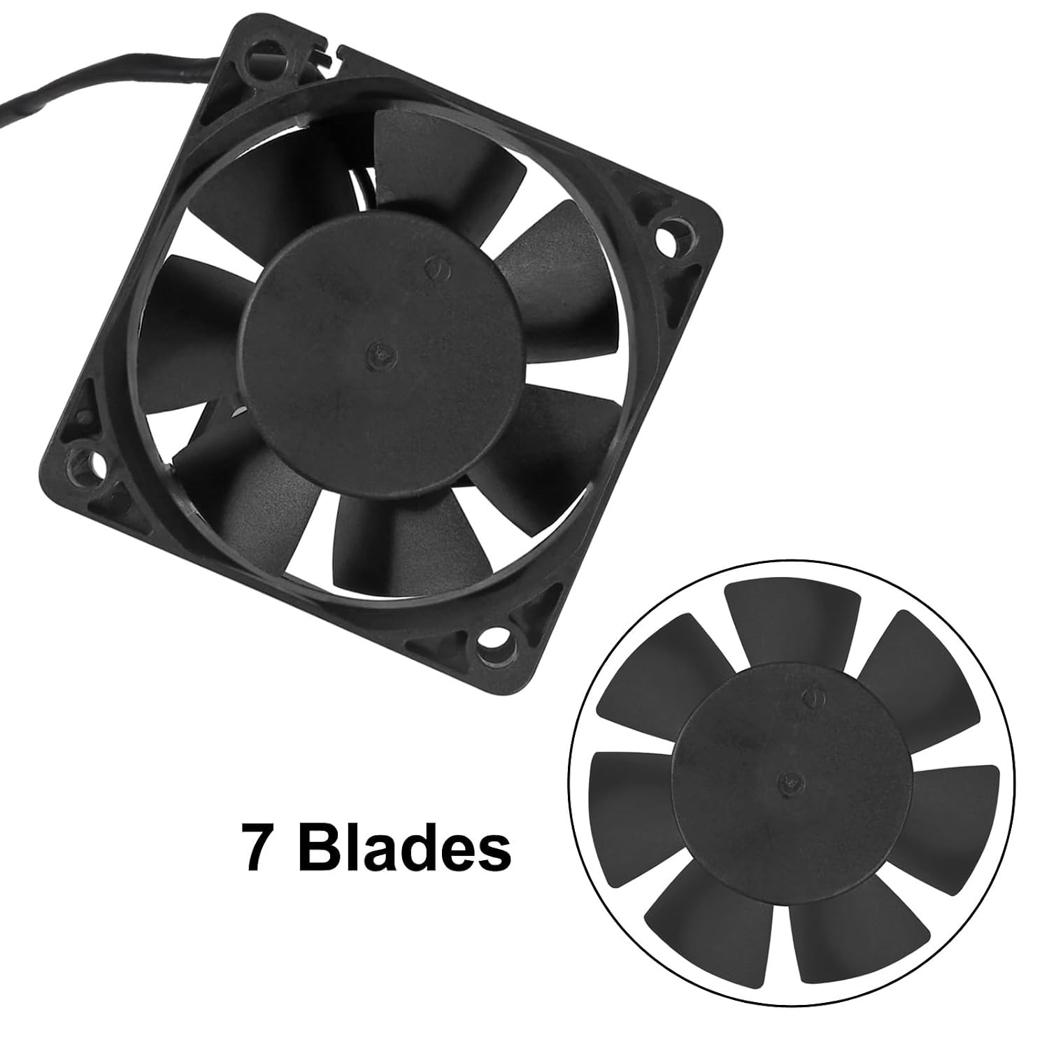 EC Cooling Fan 60Mm X 60Mm X 25Mm AC 110V 115V 120V 220V 240V Dual Ball Bearings