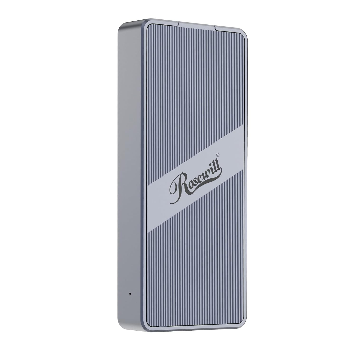 Rosewill 40Gbps M.2 NVMe SSD Enclosure with Cooling Fan, Transparent Back Plate,