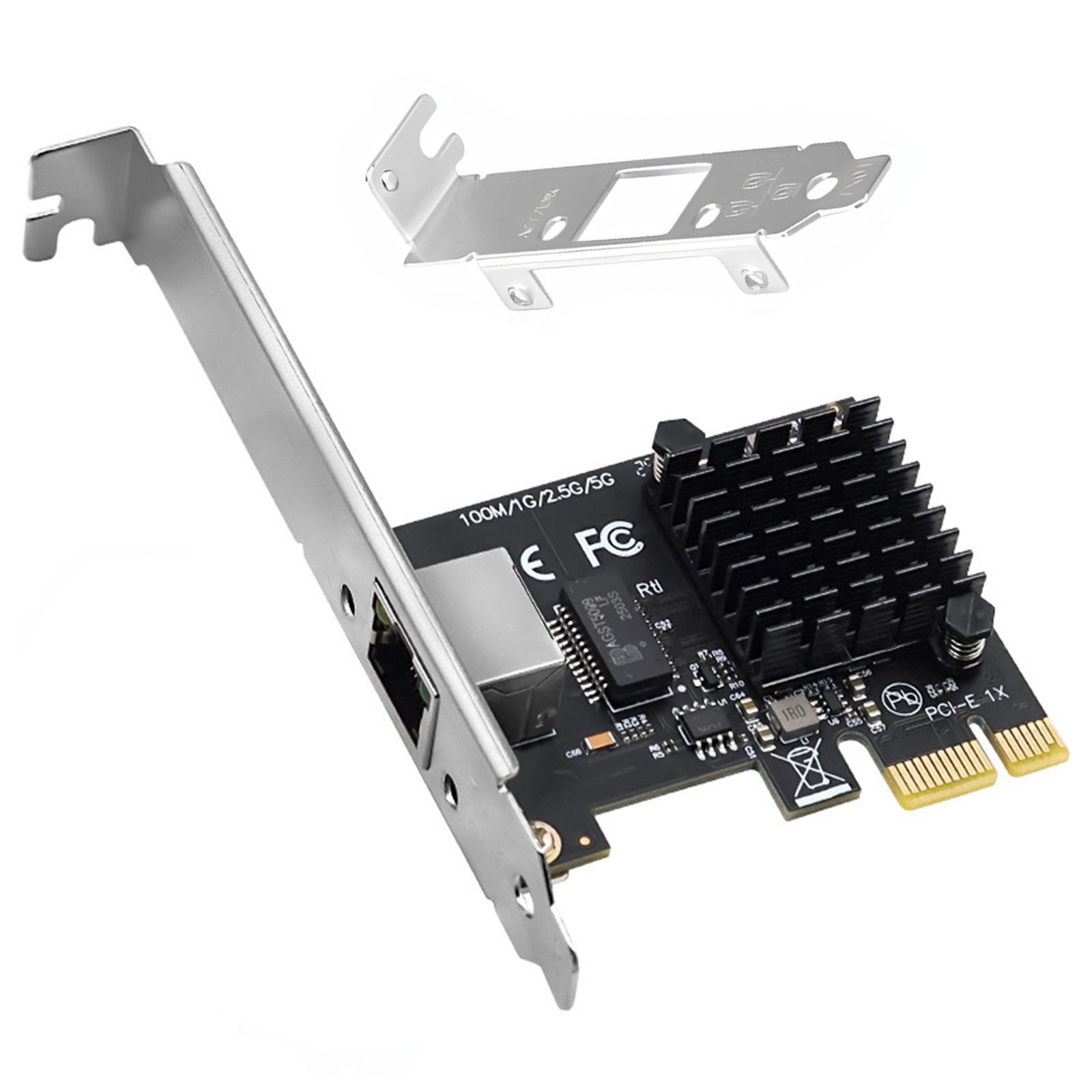 5Gbps PCIe Ethernet Adapter For Realtek RTL8126 RJ45 Network Card Low Profile
