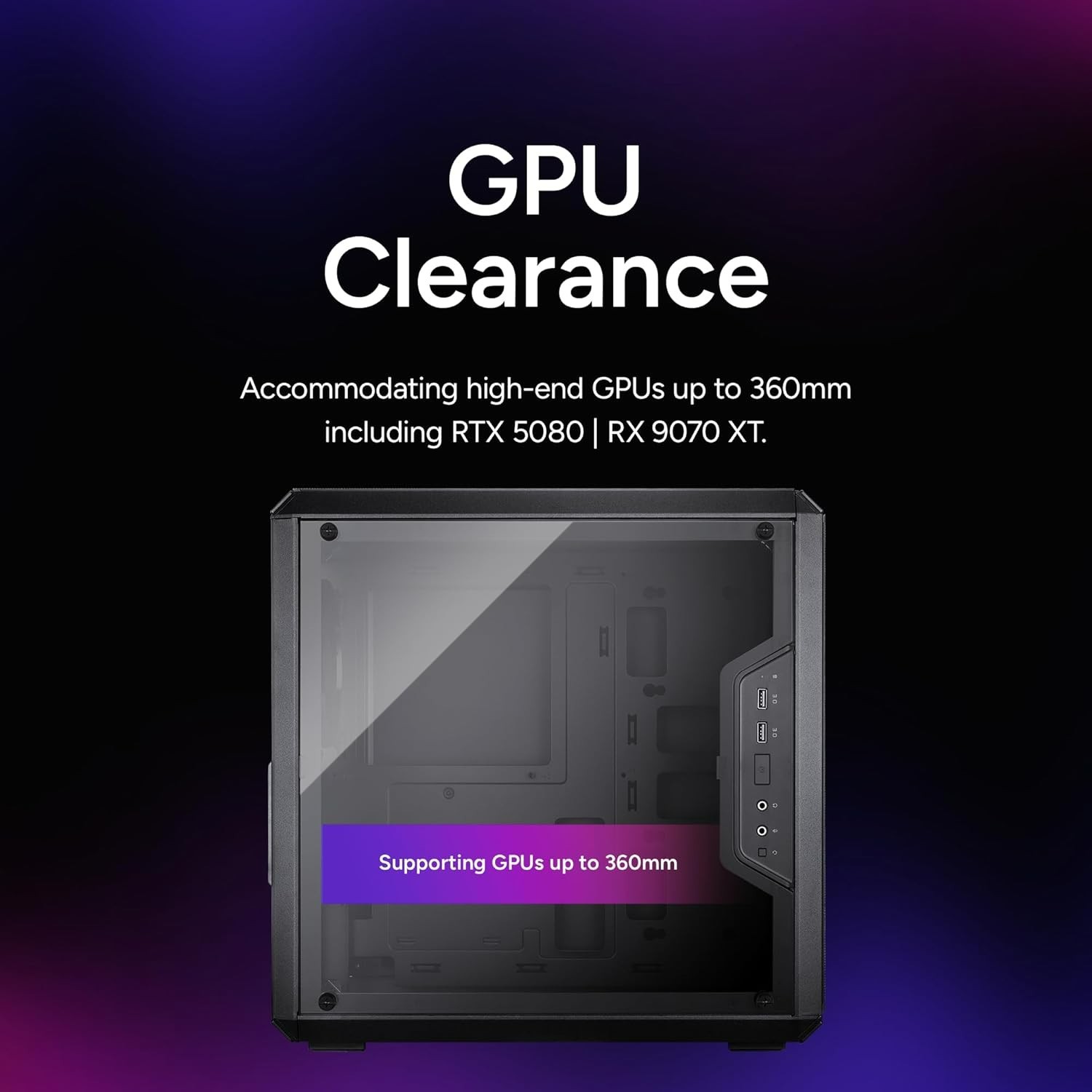 Cooler Master MasterBox Q300L Micro-ATX PC Case – Compact mATX Computer Case