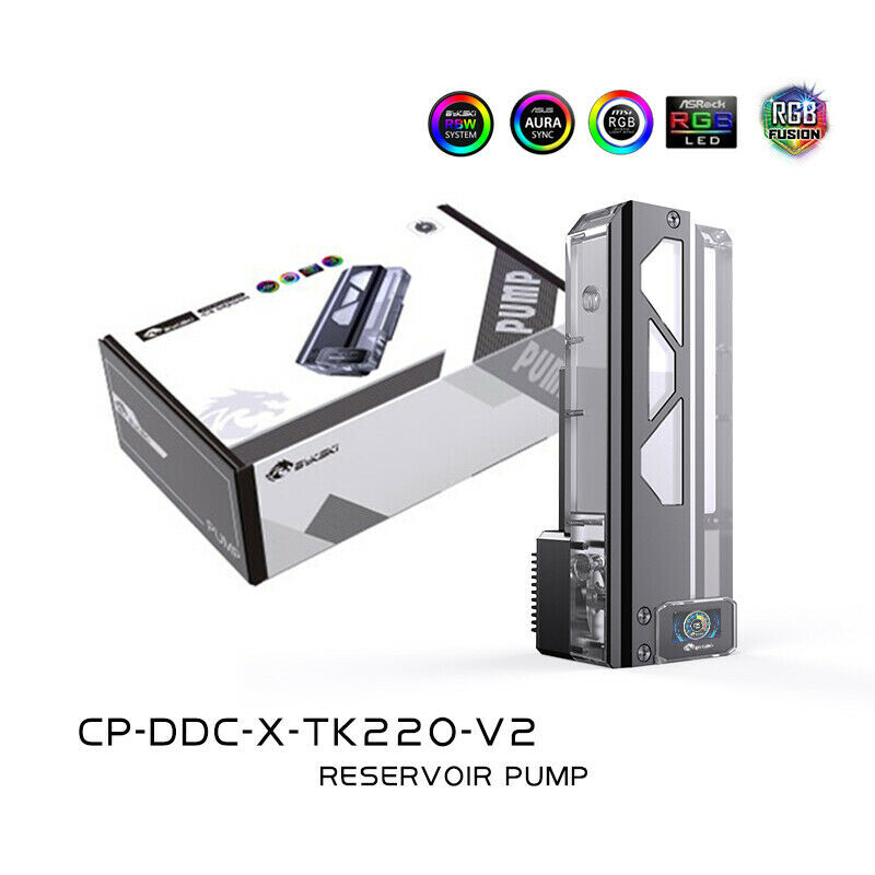 CP-DDC-X-TK220-V2 Rectangular Reservoir 12v RGB 2025 USA & FAST SHIP USA