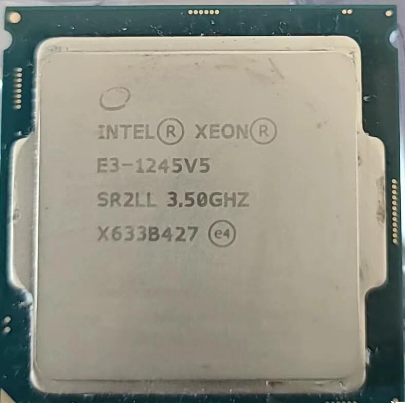 Intel Xeon 1220v LGA1151 E3-1280v5 1275v5 1270v5 1245v5 1240v5 1230v5 1225v5 CPU