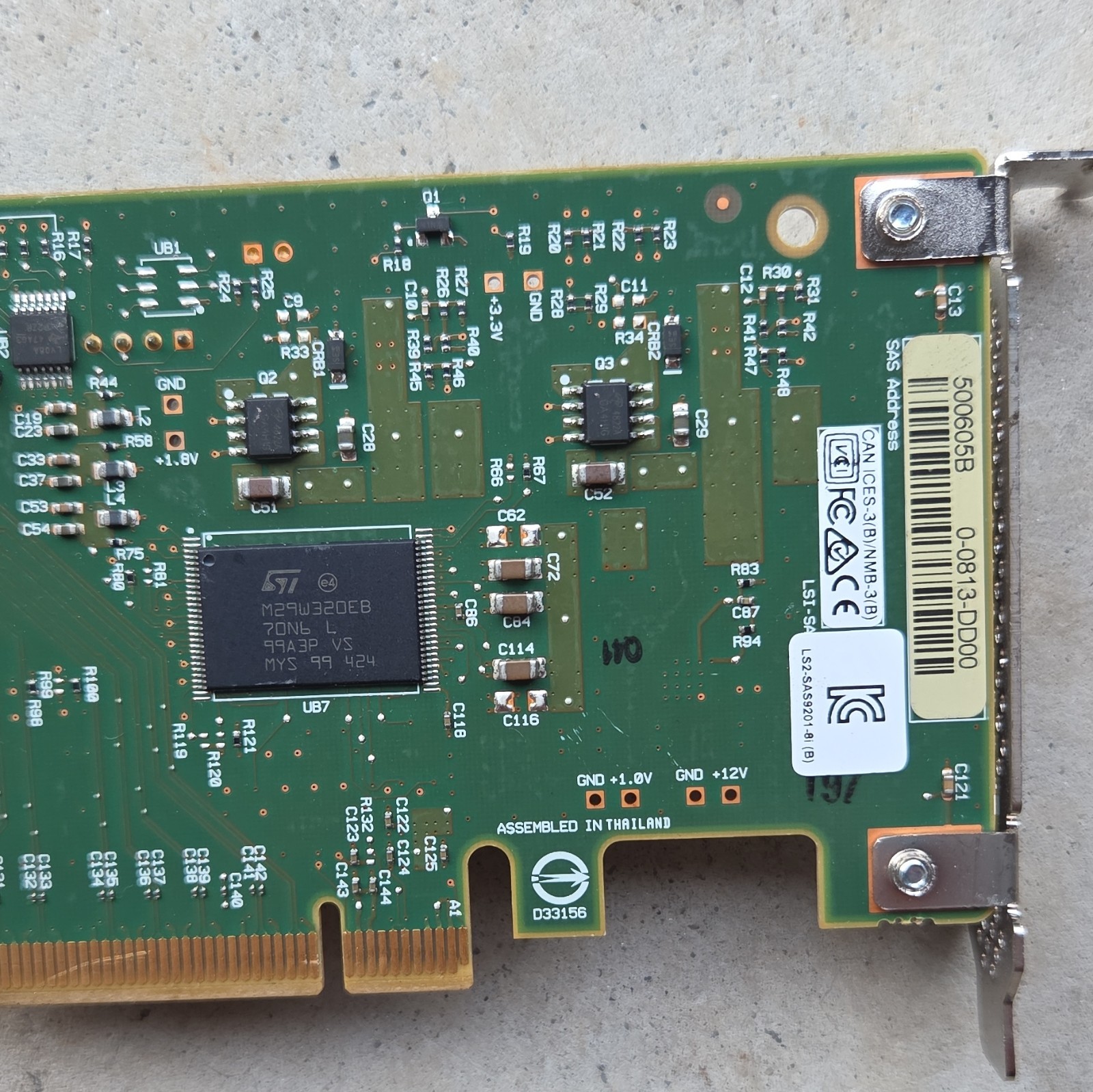 LSI SAS9201-8i 8-Port 6Gb/s SAS HBA Non-RAID Controller PCIe x8