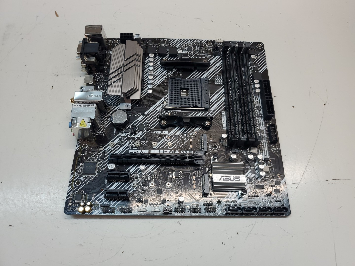 ASUS Prime B550M-A WiFi II AMD Micro ATX Motherboard UNTESTED PARTS/REPIARS