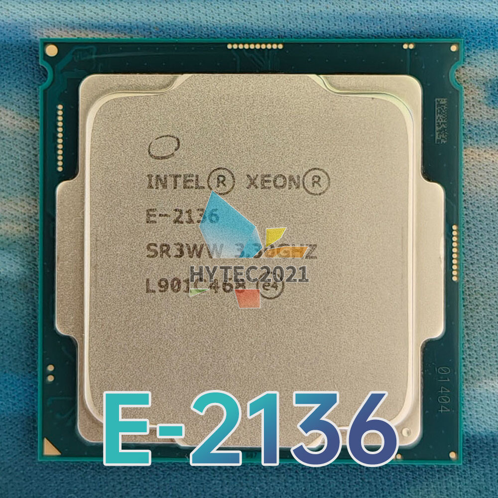Intel Xeon E-2136 SR3WW 3.3-4.5GHZ 6Cores 12MB 80W LGA-1151 CPU Processor