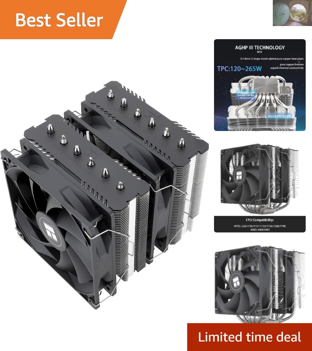High-Performance Peerless Assassin 120 SE CPU Cooler for AMD & Intel Systems