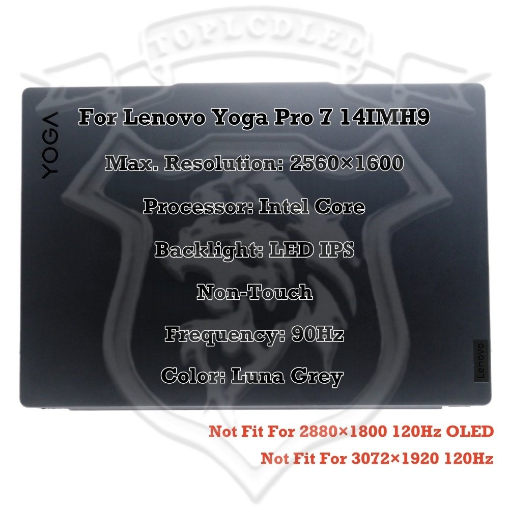 LCD Display Complete Assembly LED/OLED Panel Lenovo Yoga Pro 7 14IMH9 83E20036FR