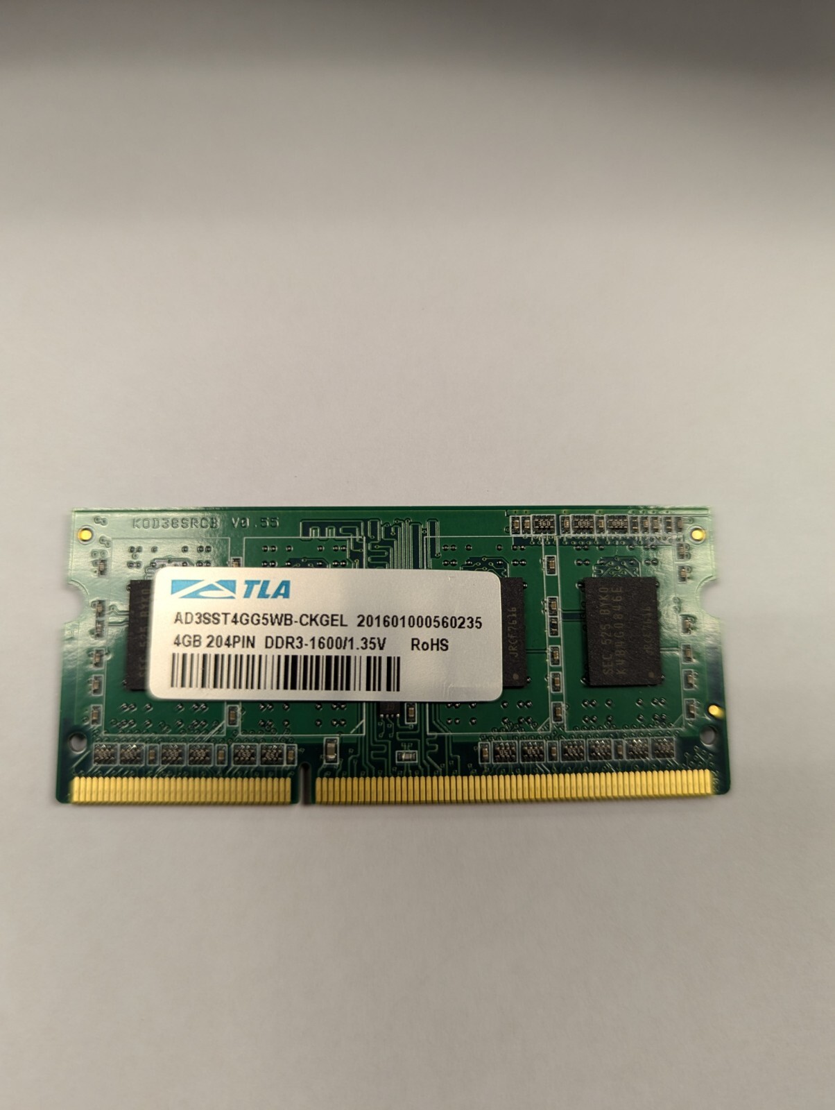 TLA 4GB 204PIN DDR3-1600/1.35V SO-DIMM Memory RAM AD3SST4GG5WB-CKGEL