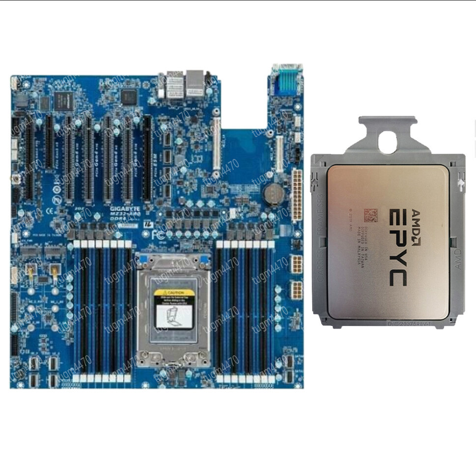 amd epyc 7453+Gigabyte mz32-ar0 28-Core 2.75GHz cpu+motherboard combina