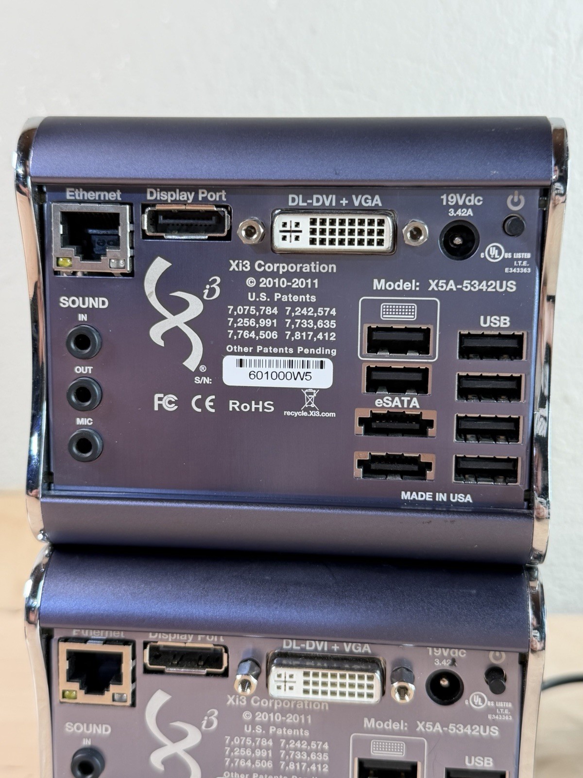 Xi3 5 A Modular Computer mini PC 3400e lot of 2 FOR PARTS