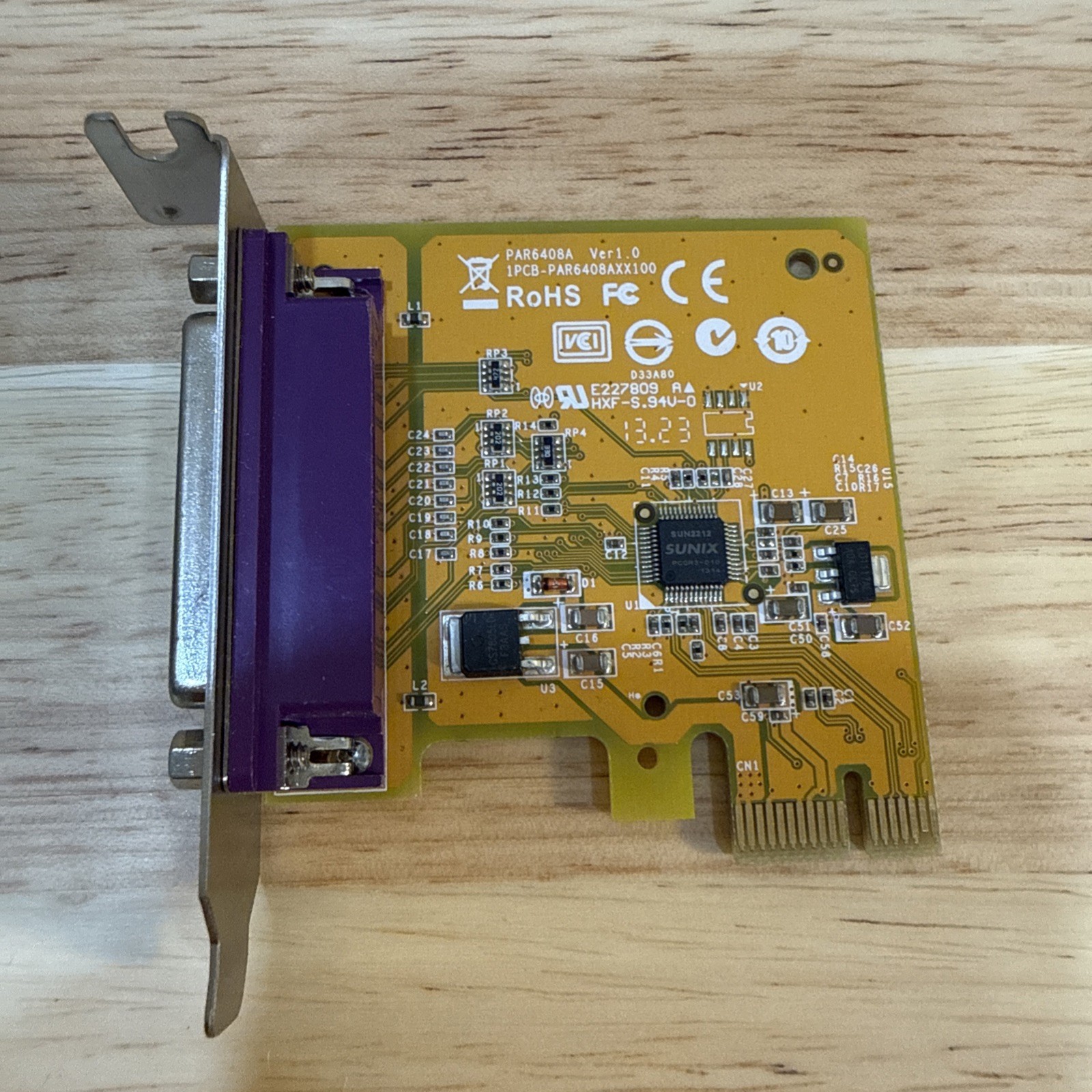 SUNIX 1-port IEEE1284 Parallel PCI Express Board LOW PROFILE