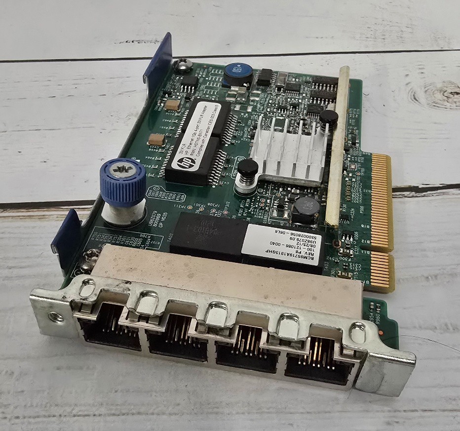 634025-001: HP 1G, 4-port PCIe 2.0 Network Adapter 629133-002