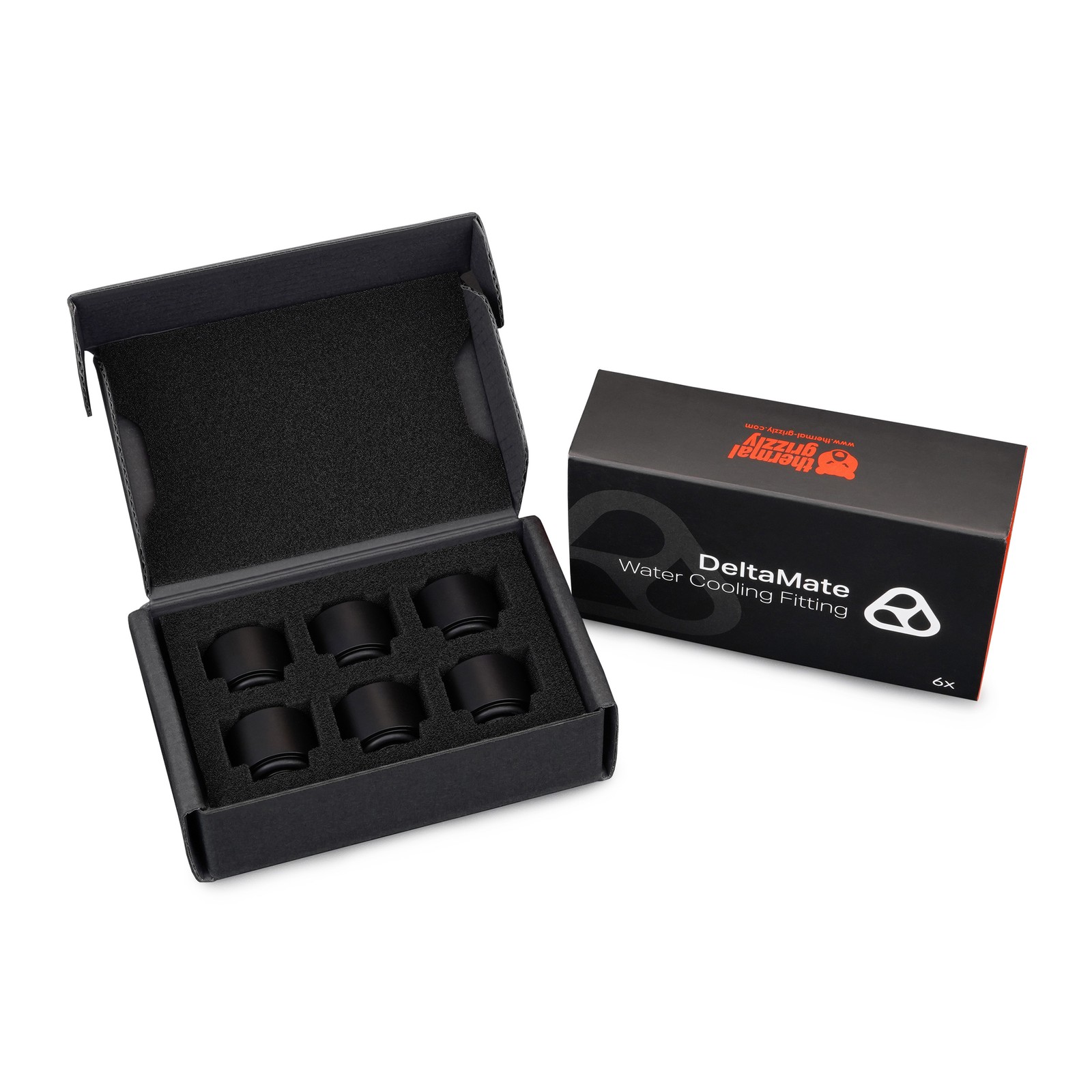Thermal Grizzly DeltaMate Extender – MF14 Black (6-Pack)