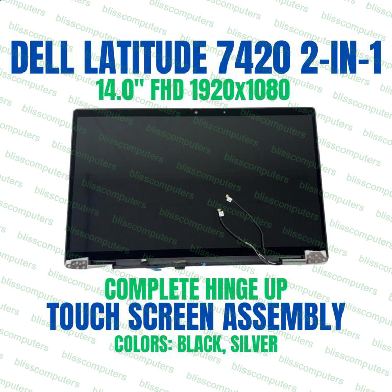 OEM Dell Latitude 7430 7420 2-in-1 FHD Touch Screen Assembly JCD7M 0JCD7M