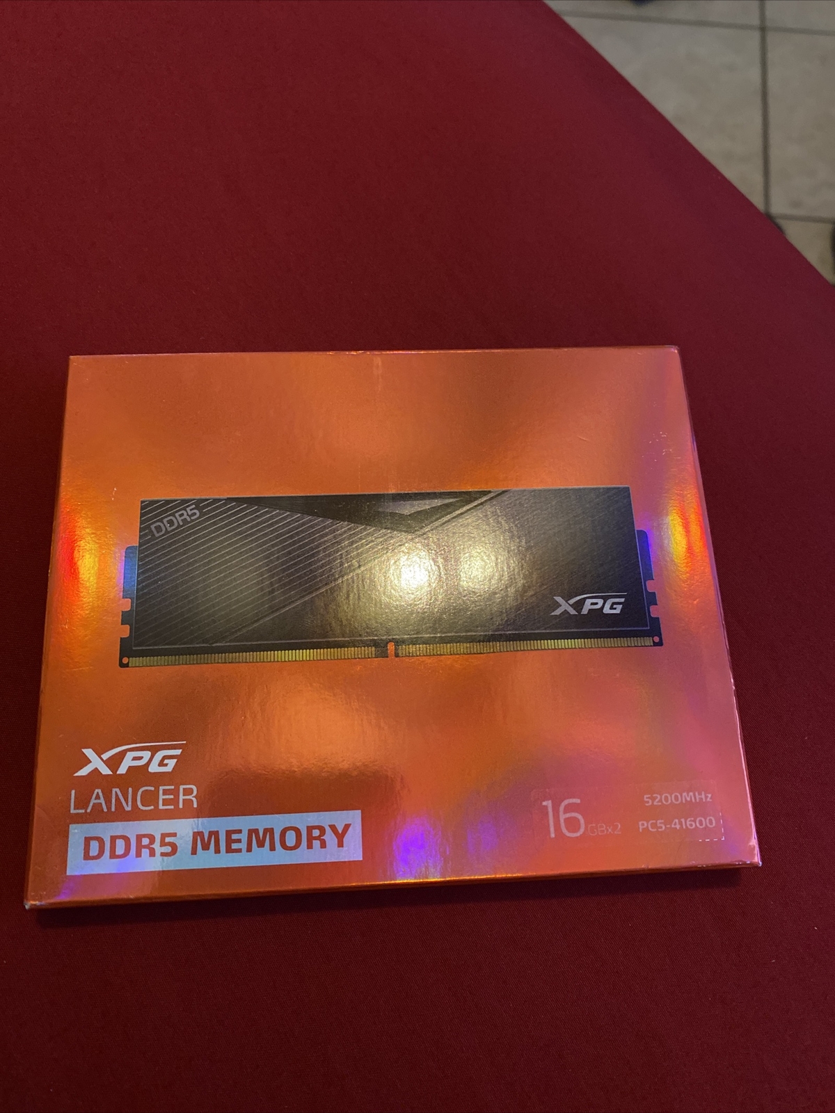 XPG 32GB (2x16GB) LANCER DDR5 5200 MHz PC5-41600 New Sealed