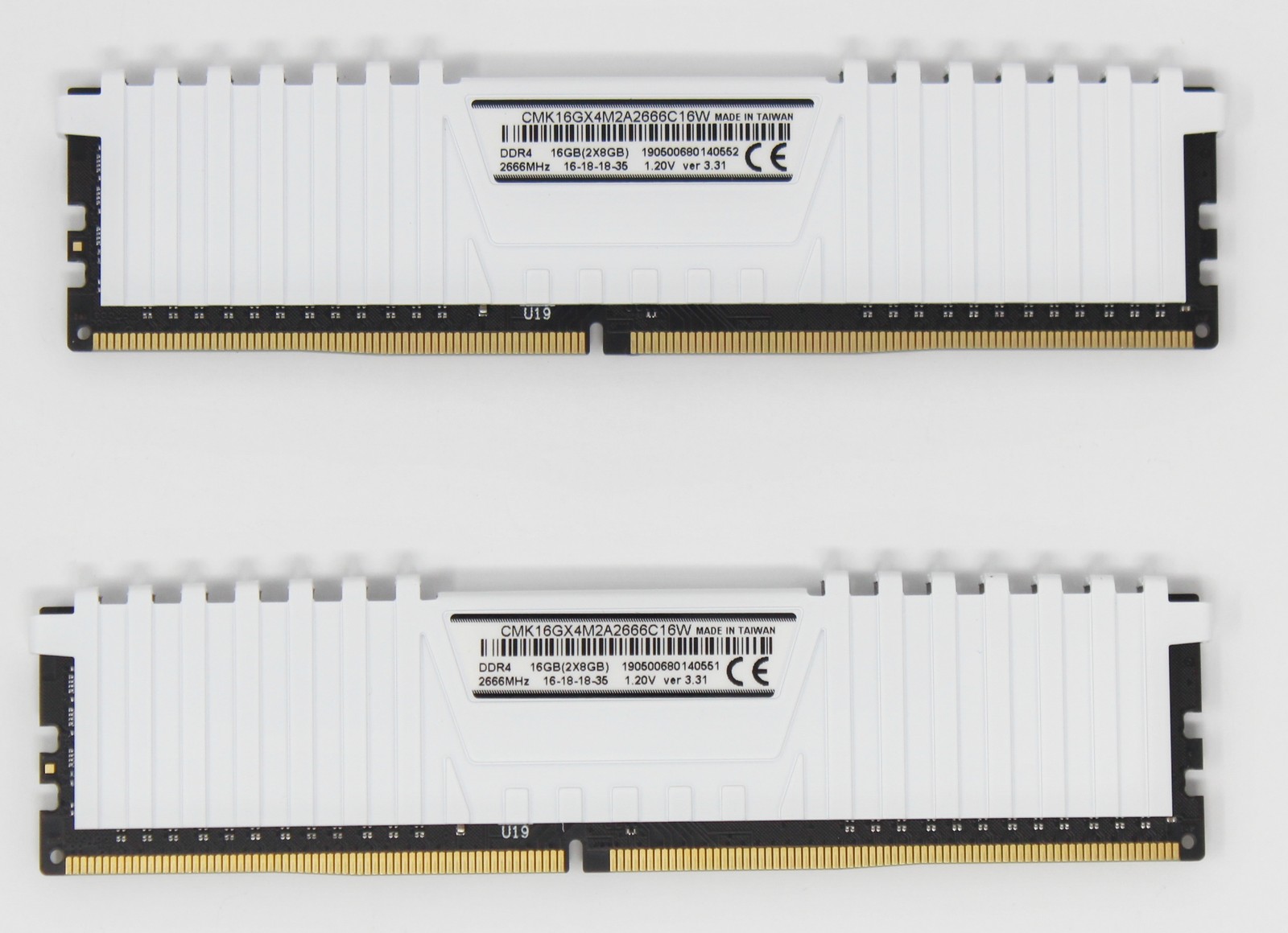 Corsair Vengeance LPX White 16GB (2x8GB) CMK16GX4M2A2666C16W DDR4-2666 (#18175)