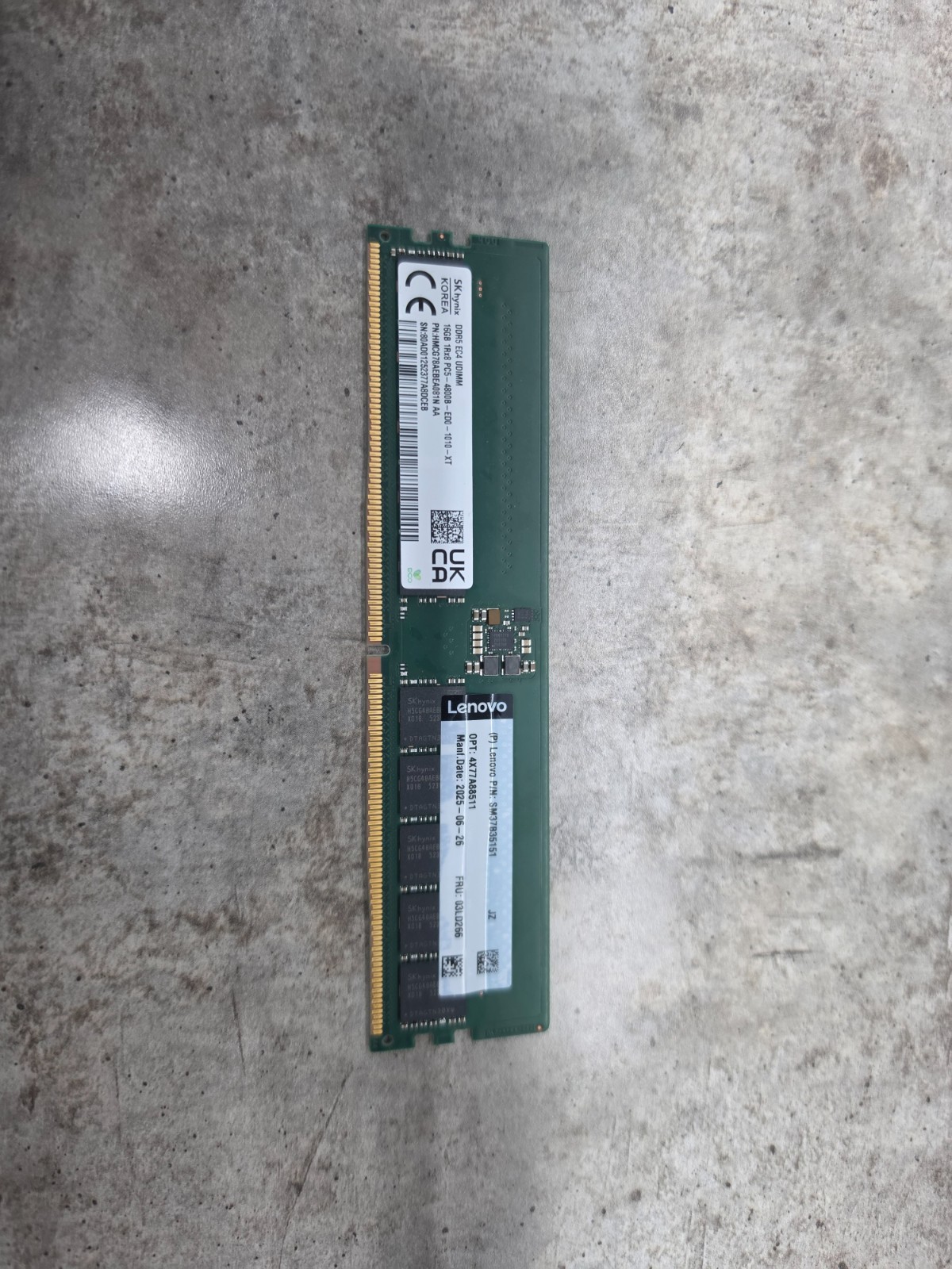 Lenovo Original DDR5 PC5-4800 UDIMM 4X77A88511