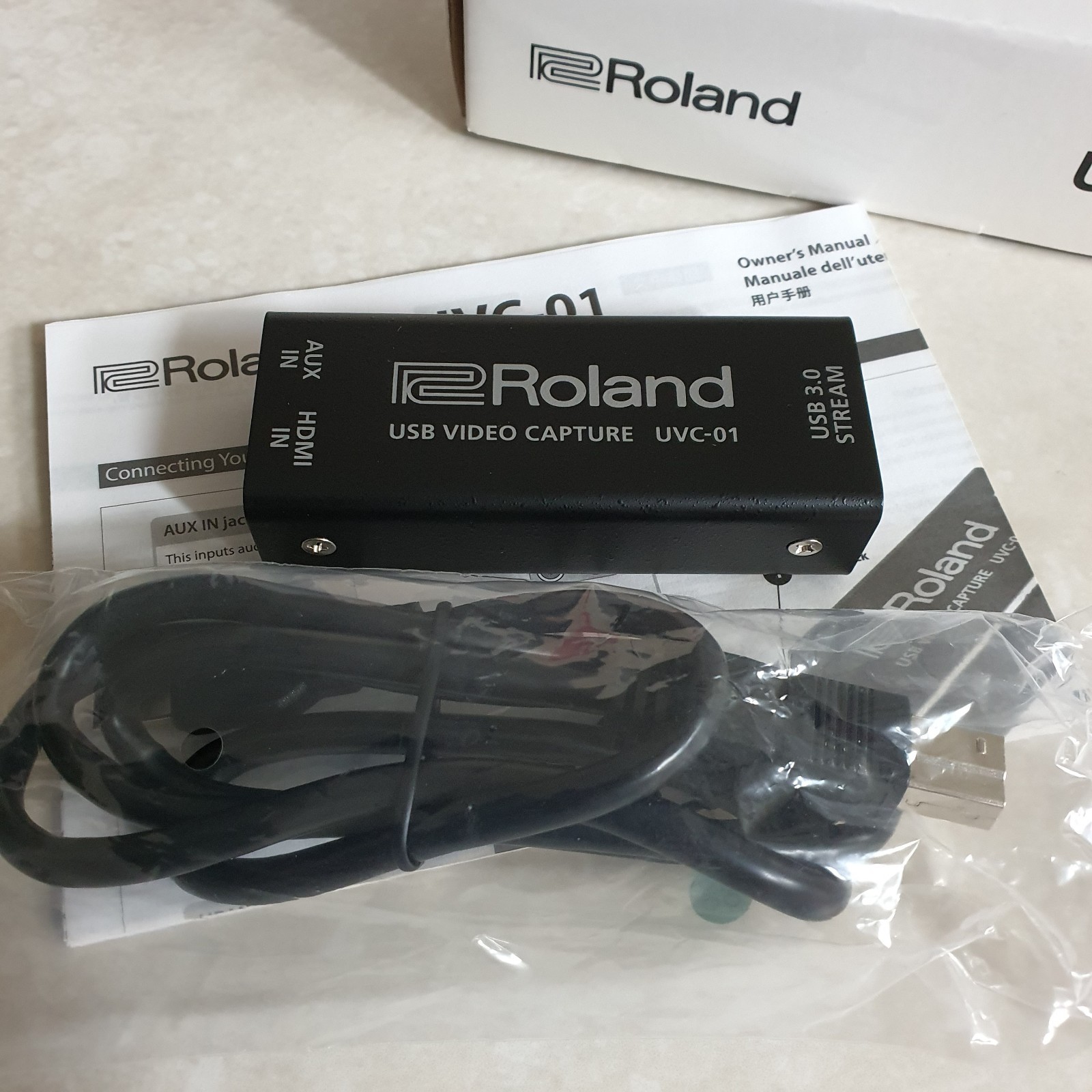Roland UVC-01 HDMI to USB Live Streaming Box – Unused Open Box