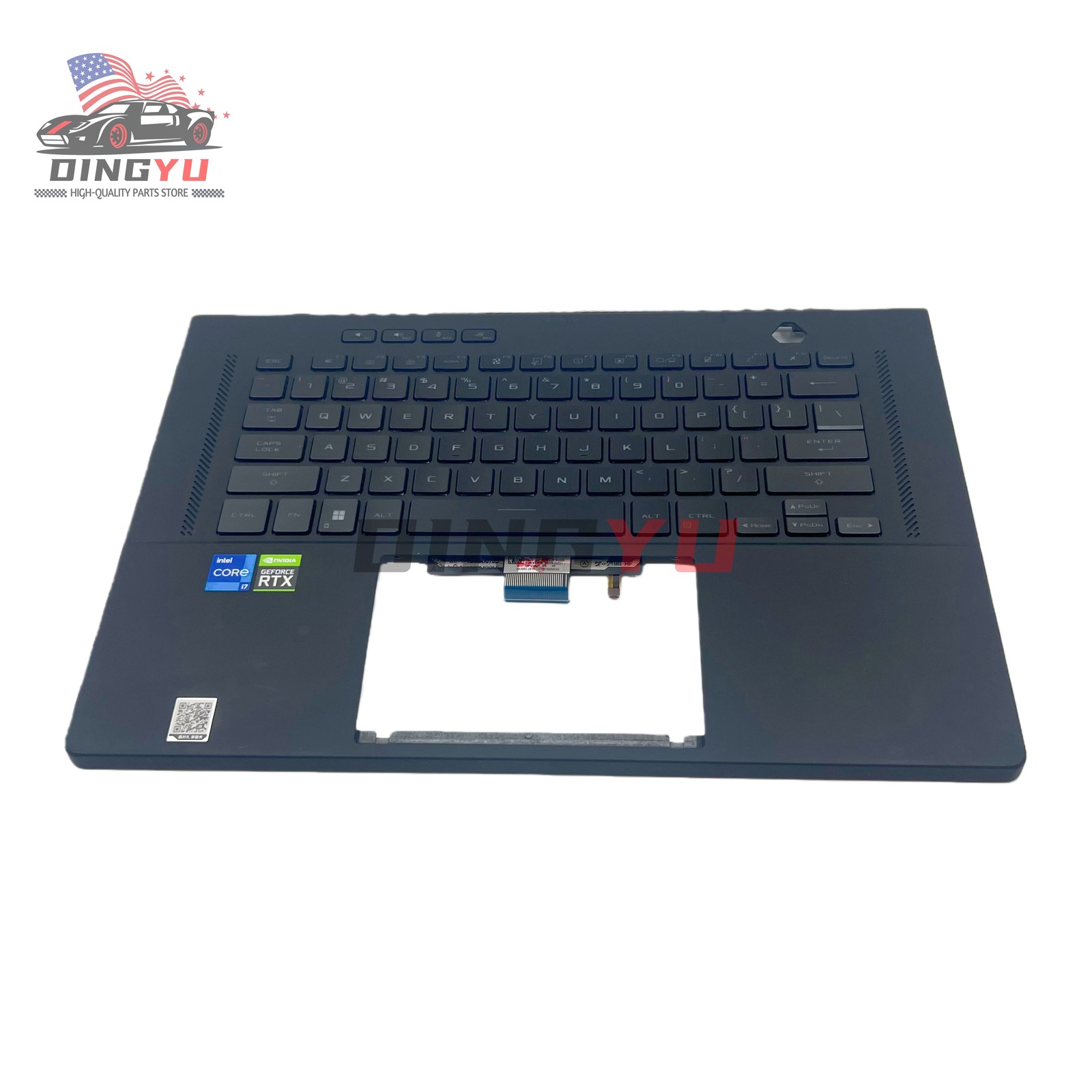 New Palmrest Backlit Keyboard Cover For ASUS ROG Zephyrus GA503Q GU603 GA503U