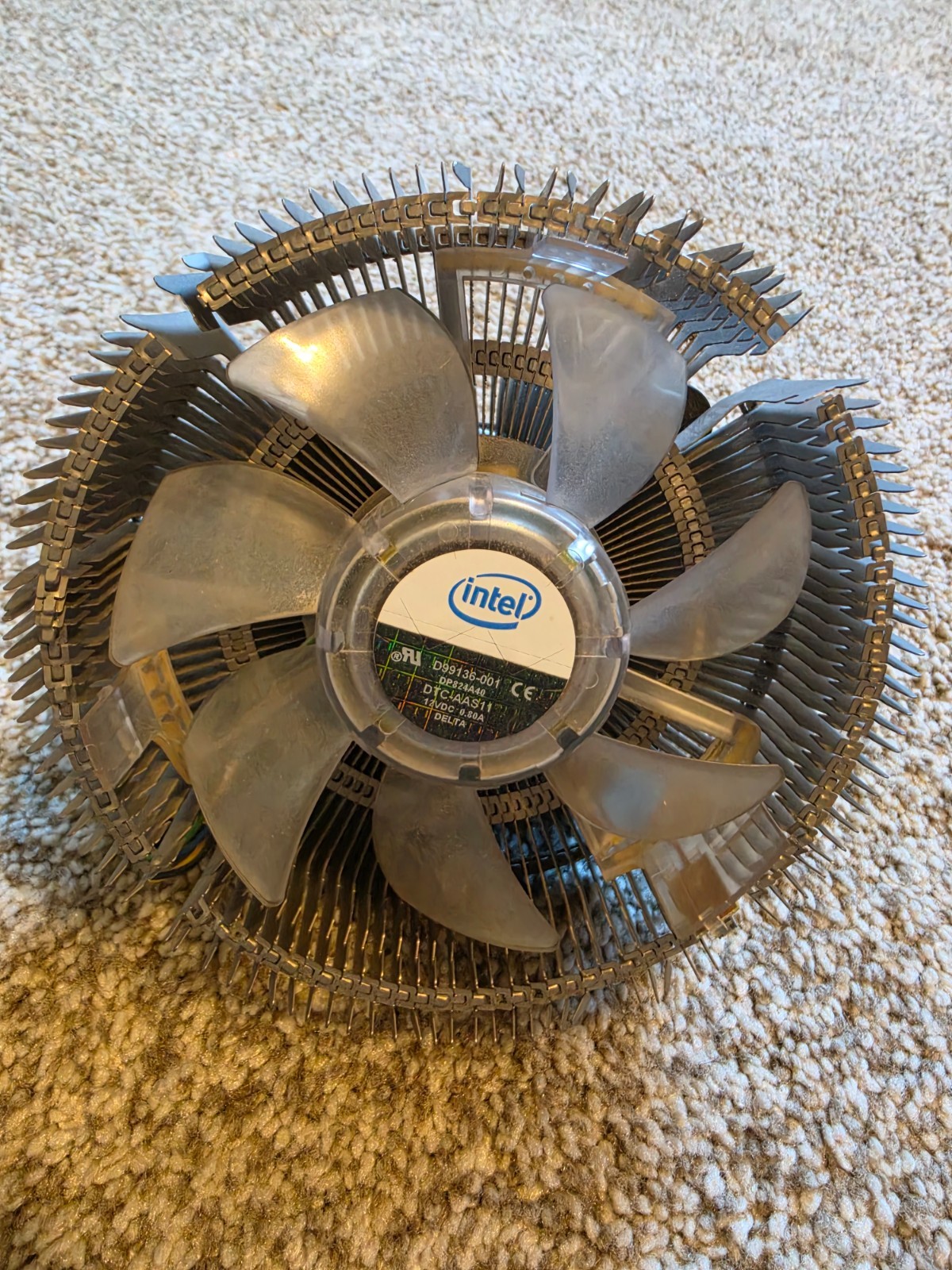 Intel LGA775 Core 2 Extreme Quad Core Heatsink Cooling Fan -USED