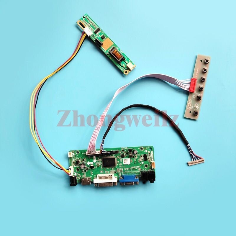 For HT13X13-203/213 VGA DVI HDMI 1CCFL 1024×768 LVDS 20 Pin Controller Board Kit